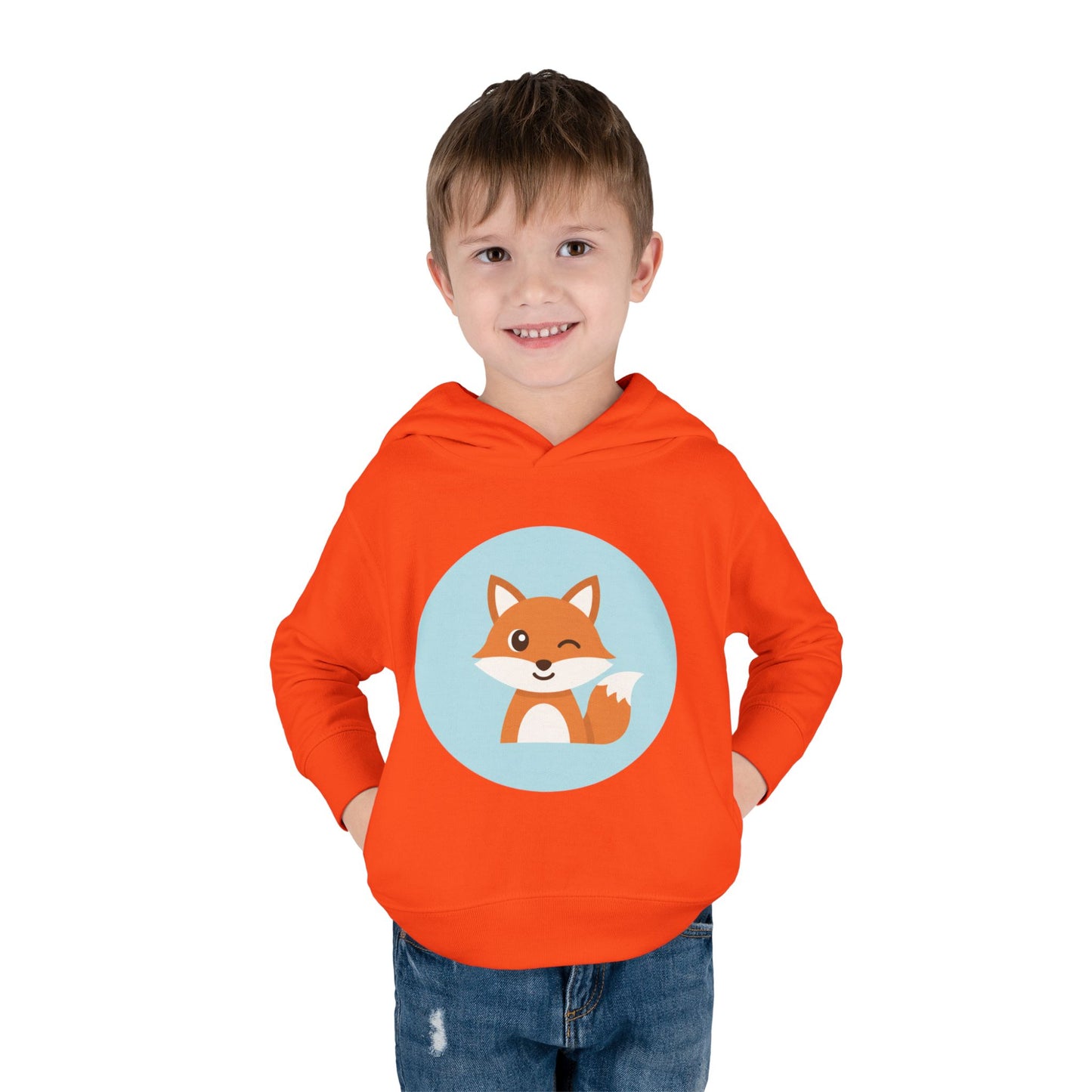 Adorable Toddler Fox Fleece Hoodie, Cute Animal Sweatshirt, Kids Pullover, Birthday Gift, Fall Wardrobe, Cozy Toddler Clothing