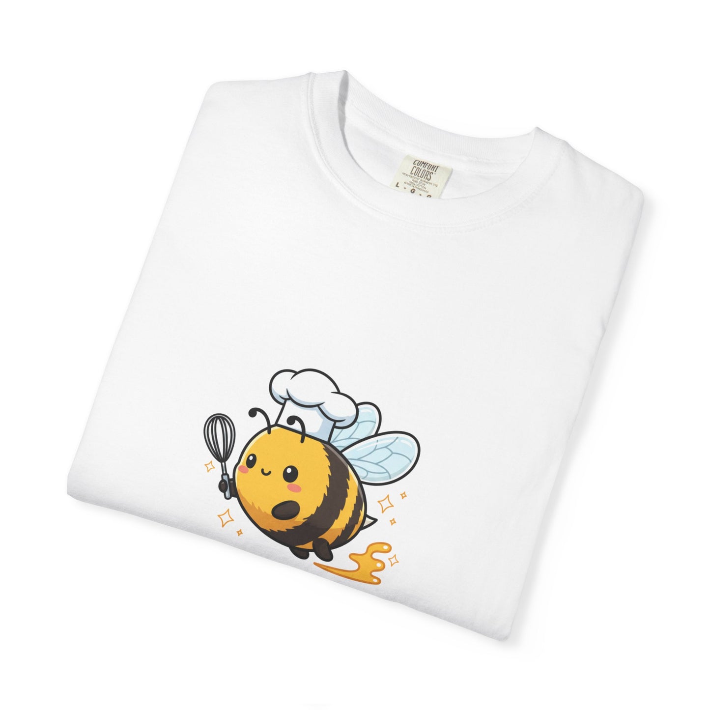 Bee-themed Unisex Garment-Dyed T-shirt, Sweet Life Shirt, Cute Bee Tee, Fun Gift for Beekeepers, Summer Casual Wear