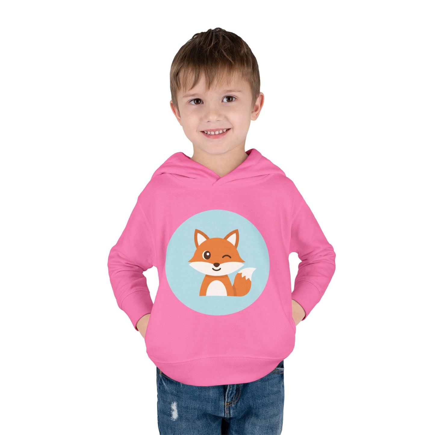 Adorable Toddler Fox Fleece Hoodie, Cute Animal Sweatshirt, Kids Pullover, Birthday Gift, Fall Wardrobe, Cozy Toddler Clothing