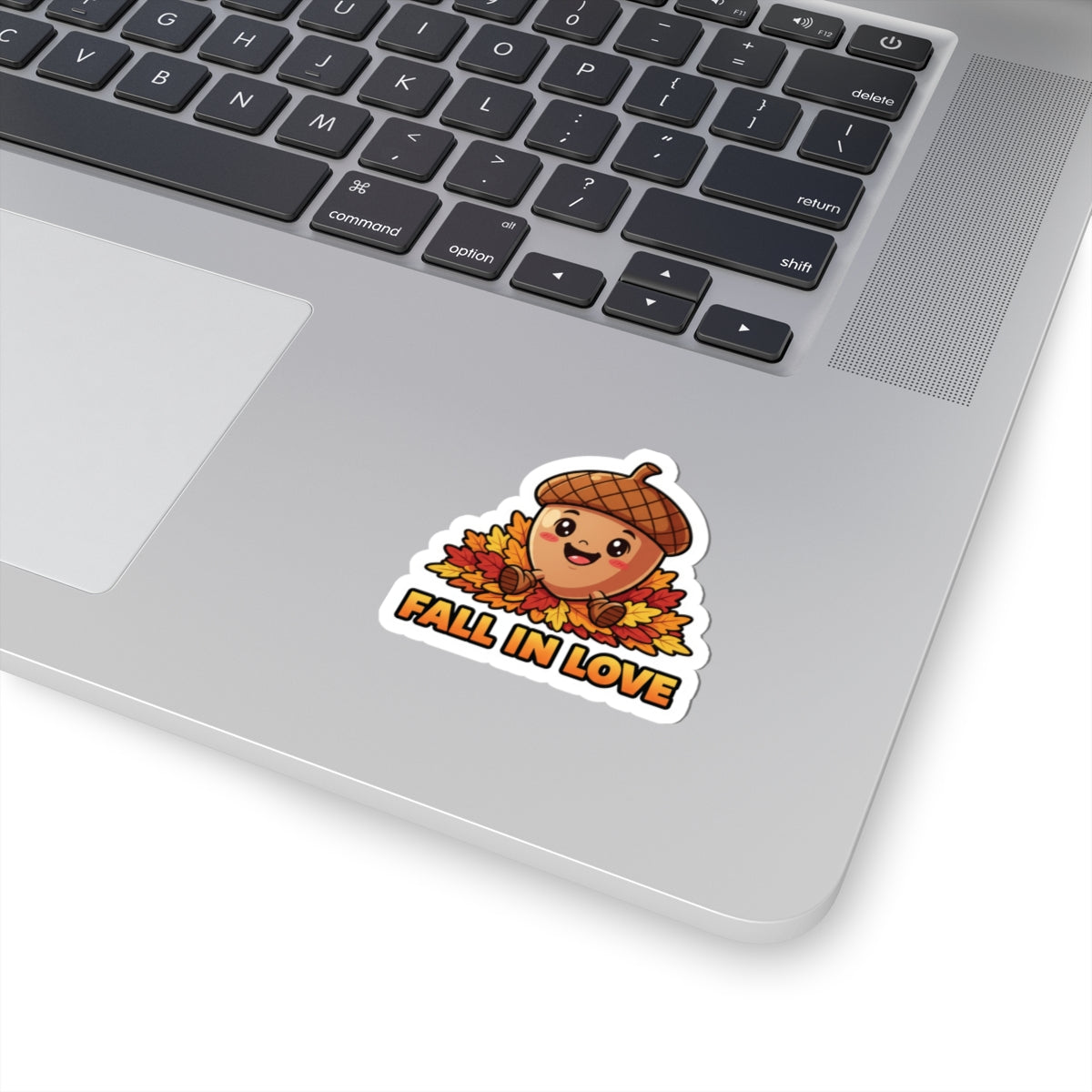Autumn Acorn Kiss-Cut Stickers, Cute Fall Decor, Seasonal Stickers, Laptop Accessories, Gift for Fall Lovers
