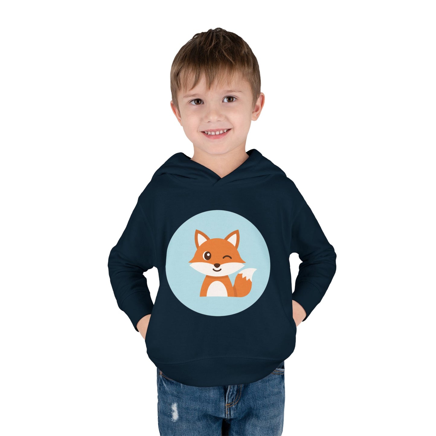 Adorable Toddler Fox Fleece Hoodie, Cute Animal Sweatshirt, Kids Pullover, Birthday Gift, Fall Wardrobe, Cozy Toddler Clothing