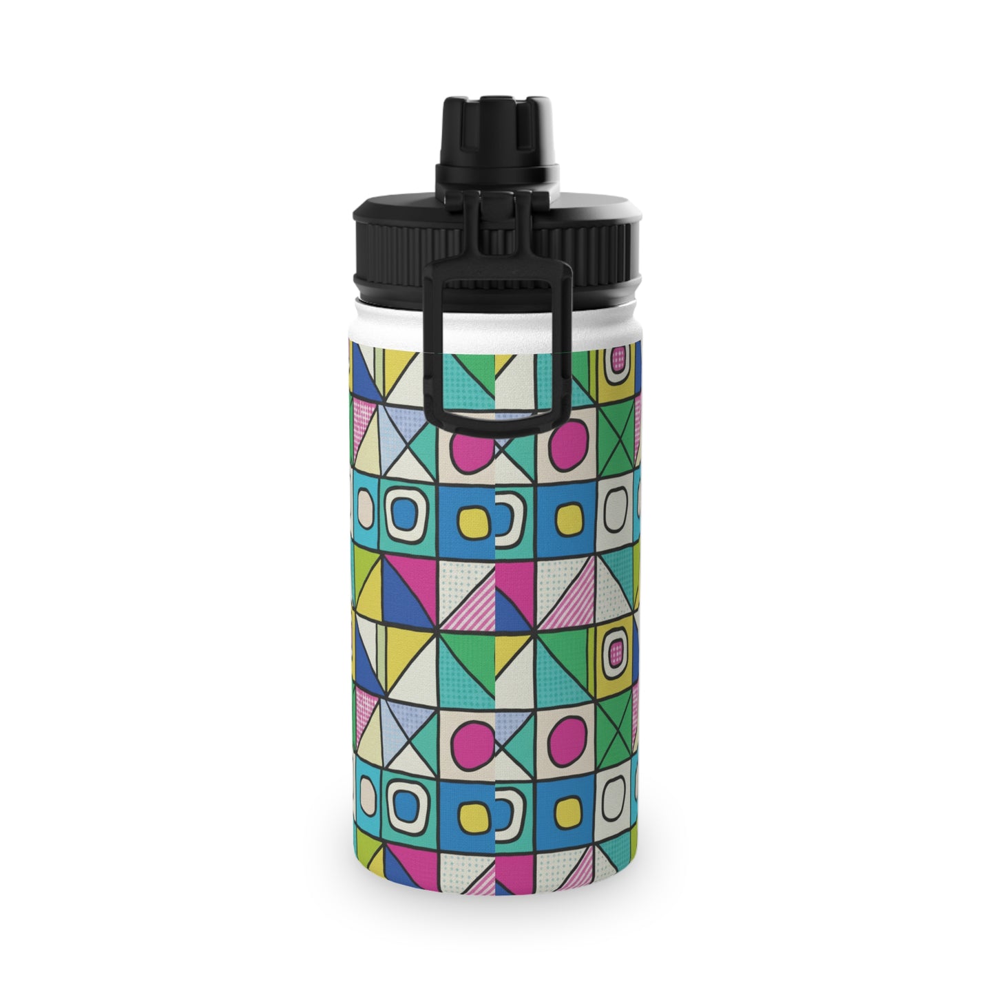 Colorful Floral Stainless Steel Water Bottle, Sport Hydration, Fitness Accessories, Eco-Friendly Gift, Summer Water Bottle
