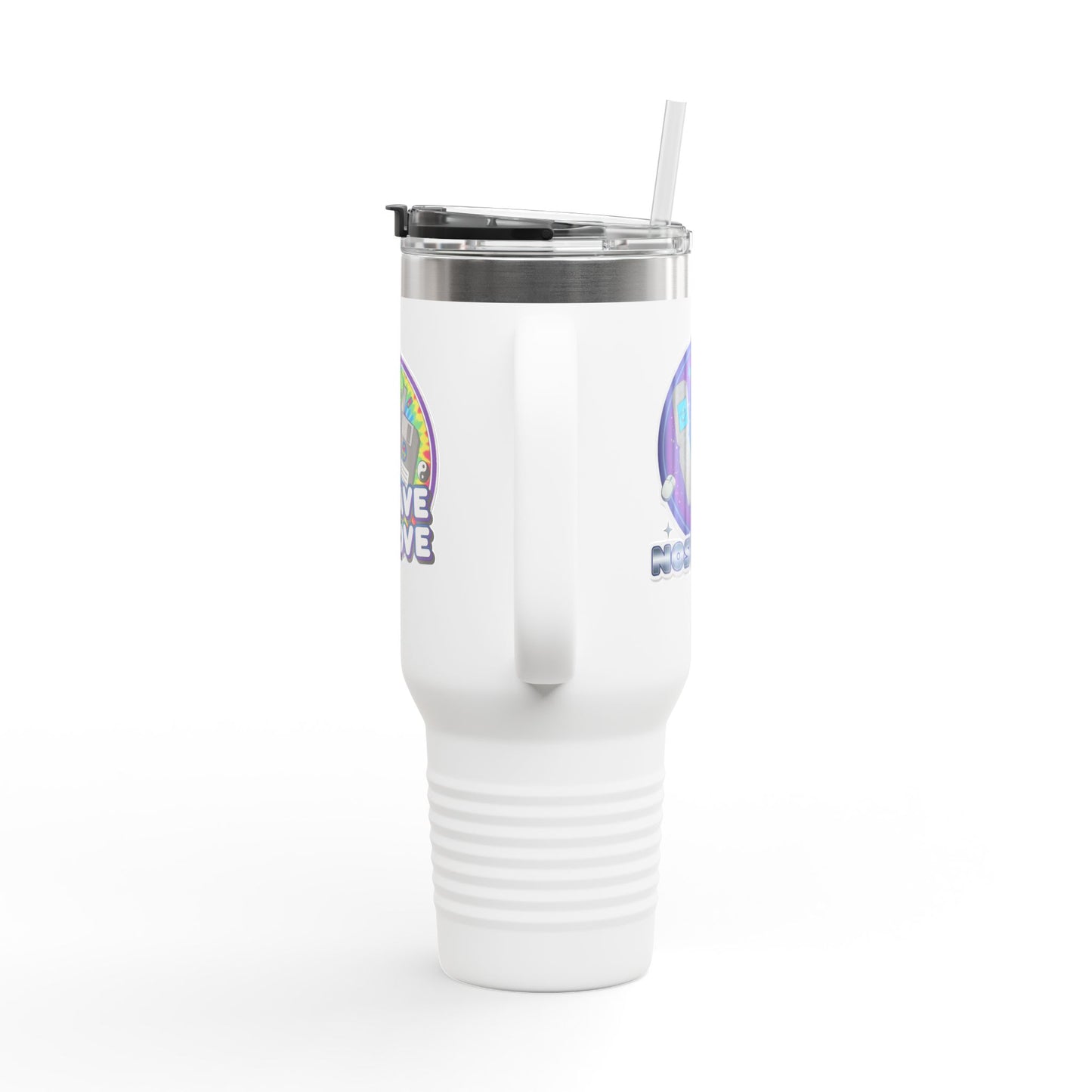Vibrant Insulated Travel Mug for Coffee Lovers | Perfect for Road Trips, Camping, Gifts, Eco-Friendly