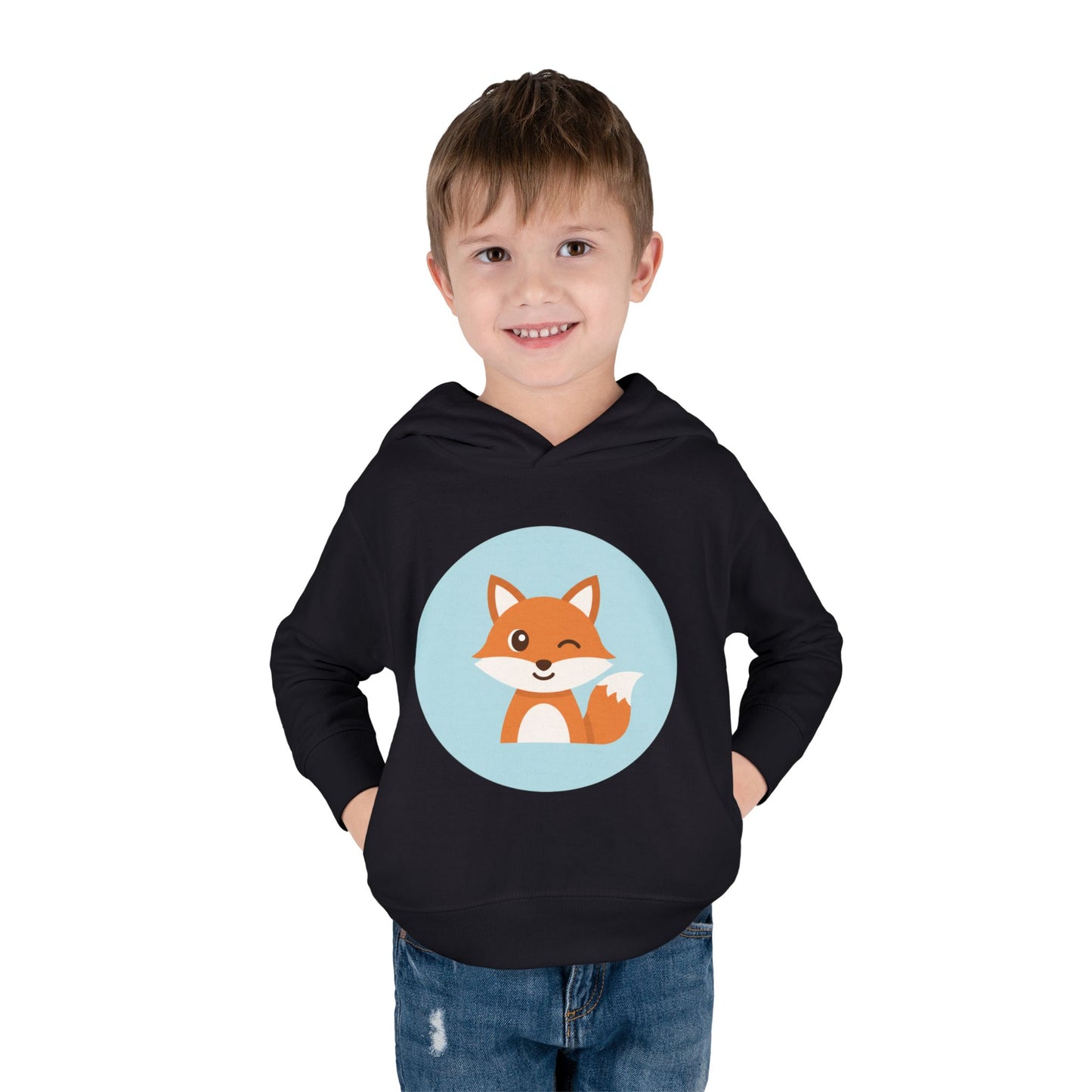 Adorable Toddler Fox Fleece Hoodie, Cute Animal Sweatshirt, Kids Pullover, Birthday Gift, Fall Wardrobe, Cozy Toddler Clothing