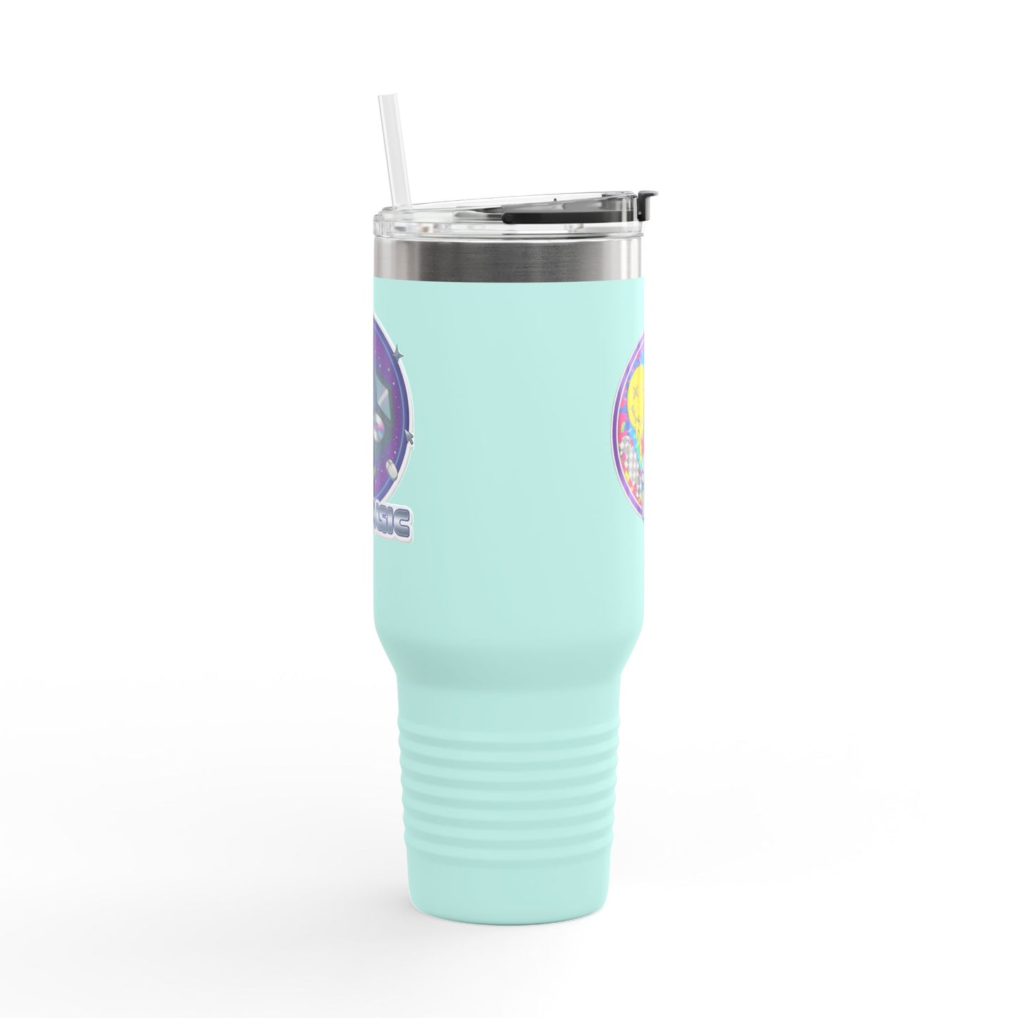Vibrant Insulated Travel Mug for Coffee Lovers | Perfect for Road Trips, Camping, Gifts, Eco-Friendly