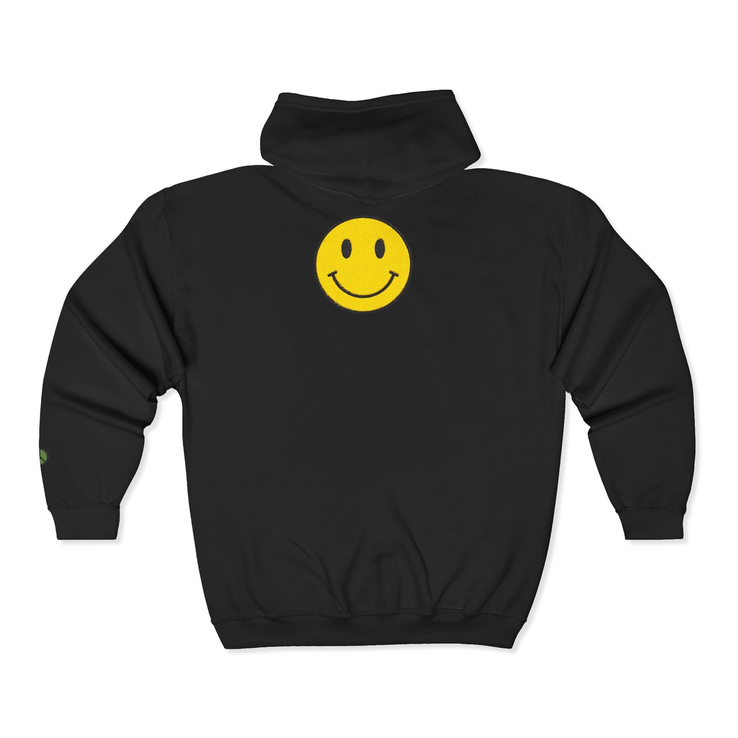 Smiley face Zip-Up Hoodie for Comfort, Unisex Sweater for Casual Style, Perfect Gift, Spring Vibes, Everyday Wear