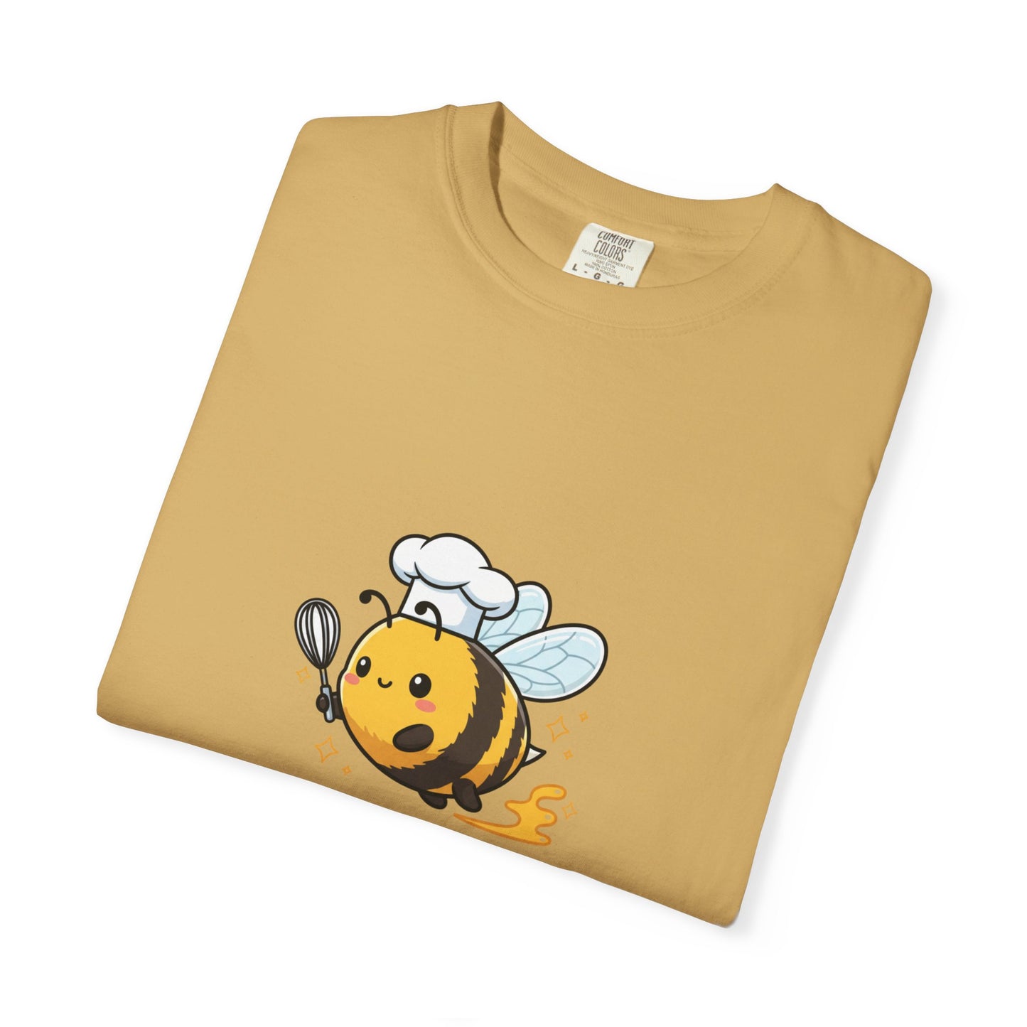 Bee-themed Unisex Garment-Dyed T-shirt, Sweet Life Shirt, Cute Bee Tee, Fun Gift for Beekeepers, Summer Casual Wear