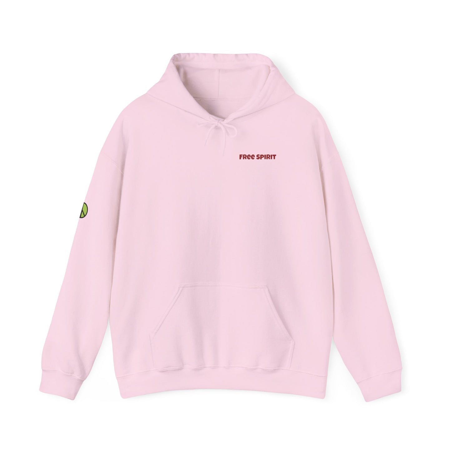 Free Spirit Heart Hoodie, Unisex Cozy Sweatshirt, Comfortable Casual Wear, Perfect for Gifting, Music Lovers, Bohemian Style