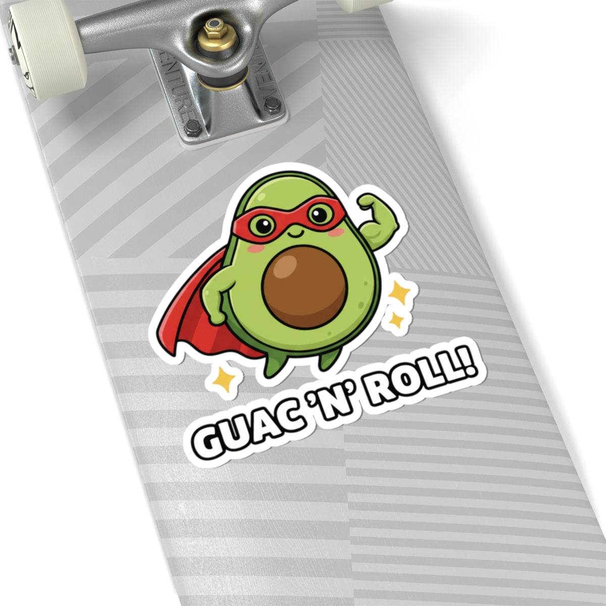 Avocado Superhero Kiss-Cut Stickers - Fun, Whimsical Decor for Laptops, Planners, Gifts, Parties, Food Lovers