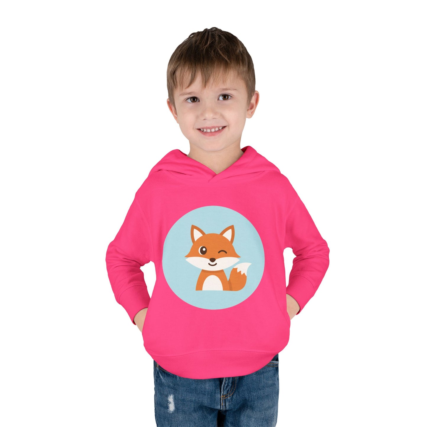 Adorable Toddler Fox Fleece Hoodie, Cute Animal Sweatshirt, Kids Pullover, Birthday Gift, Fall Wardrobe, Cozy Toddler Clothing