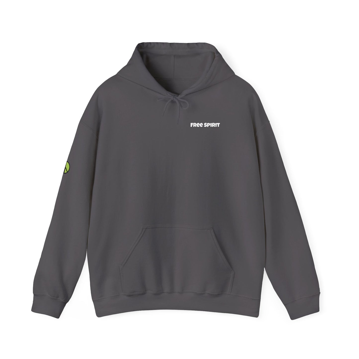 Free Spirit Heart Hoodie, Unisex Cozy Sweatshirt, Comfortable Casual Wear, Perfect for Gifting, Music Lovers, Bohemian Style