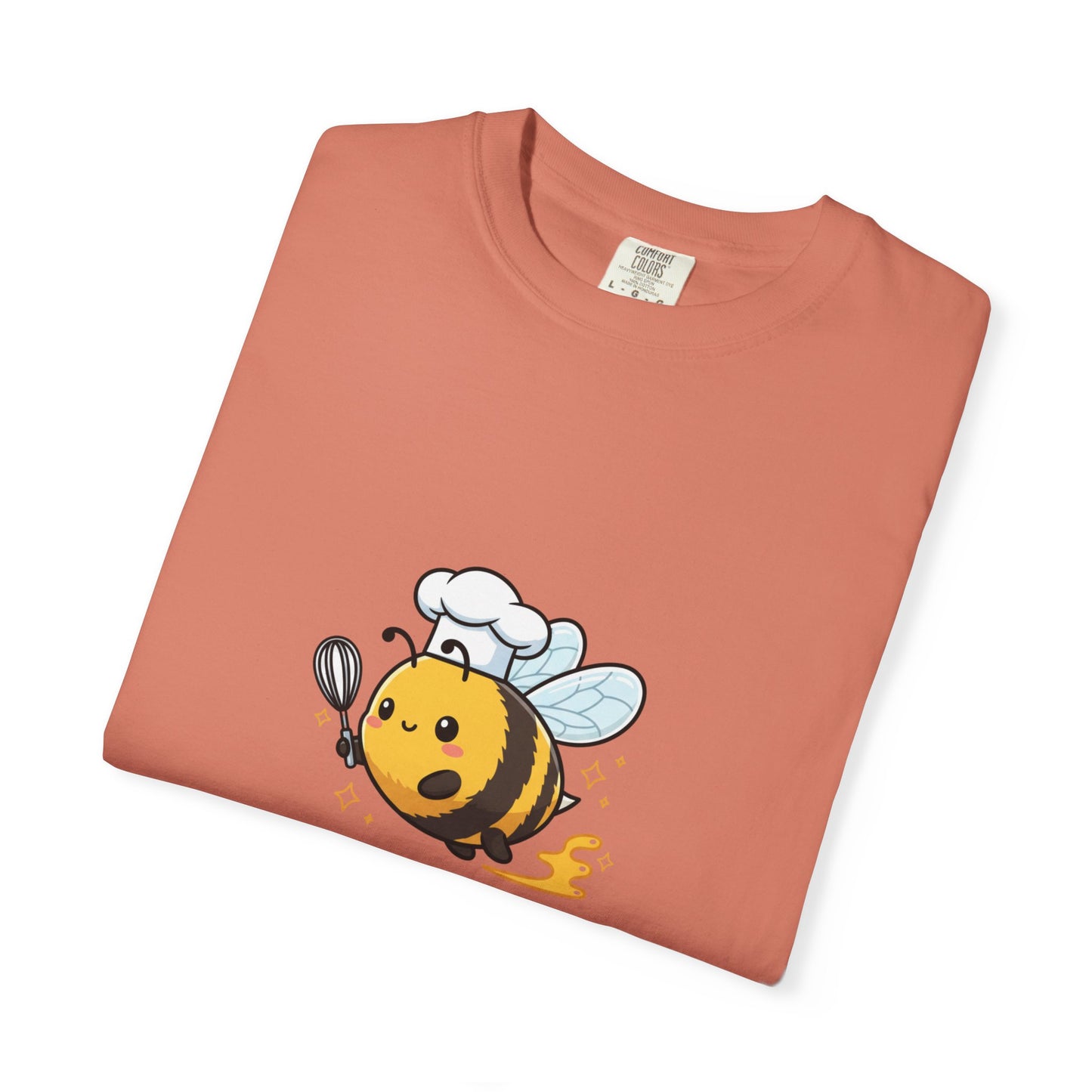 Bee-themed Unisex Garment-Dyed T-shirt, Sweet Life Shirt, Cute Bee Tee, Fun Gift for Beekeepers, Summer Casual Wear