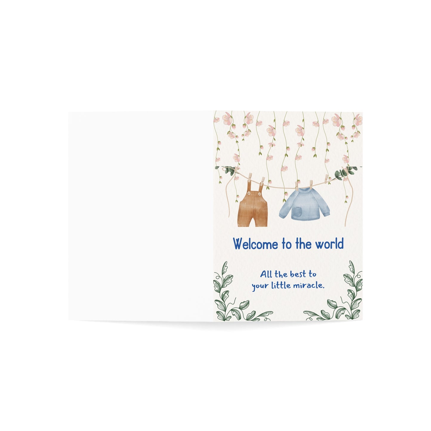 Adorable Baby Shower Greeting Cards - Welcome Newborn, Announcement Cards, Gender Reveal, Gift Enclosures, New Parent Gift
