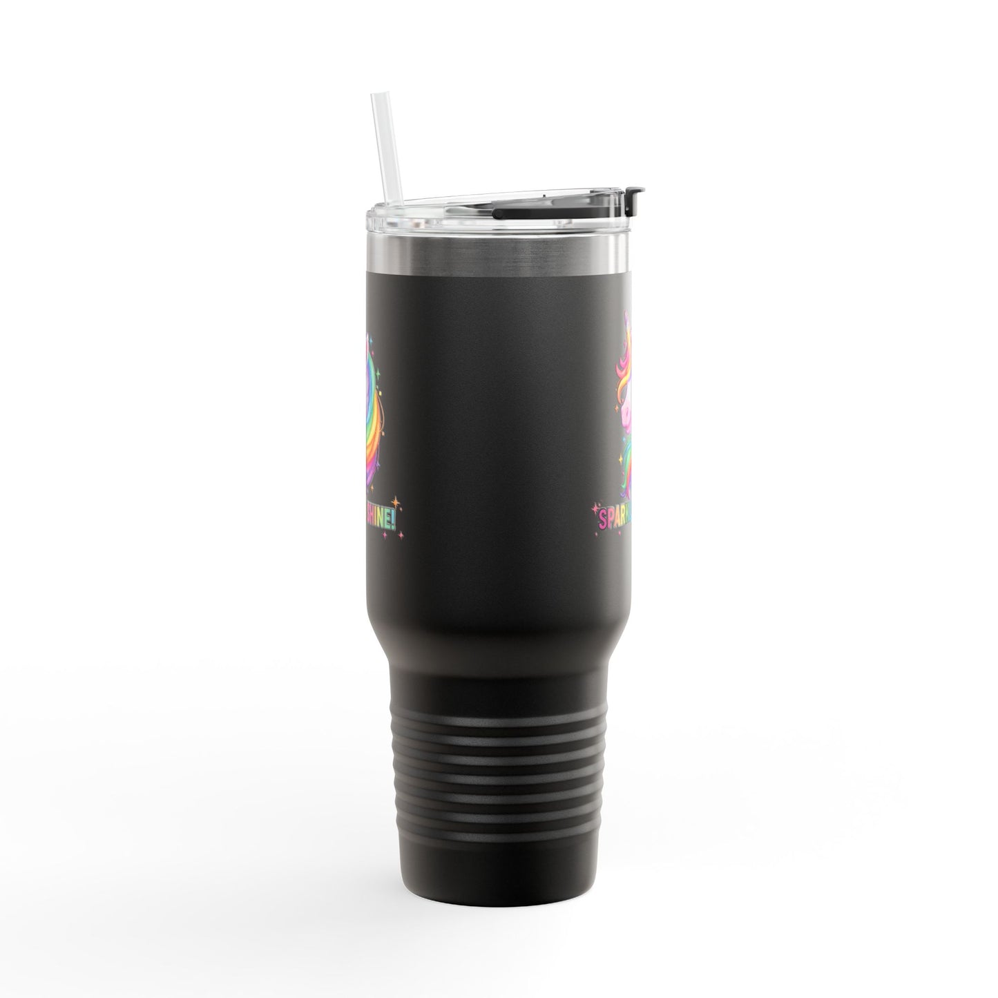 Rainbow Unicorn Insulated Travel Mug, Fun Mug for Kids, Beautiful Gift for Any Celebration, Cute Travel Mug, Party Favor, Unicorn Lover Gift
