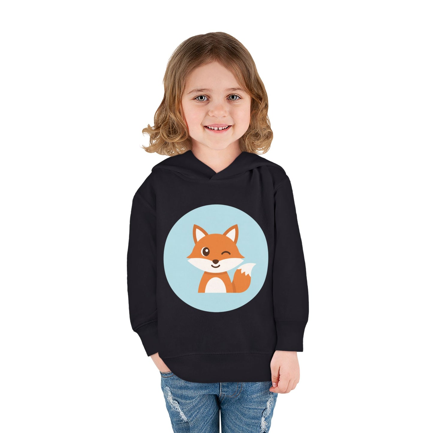 Adorable Toddler Fox Fleece Hoodie, Cute Animal Sweatshirt, Kids Pullover, Birthday Gift, Fall Wardrobe, Cozy Toddler Clothing