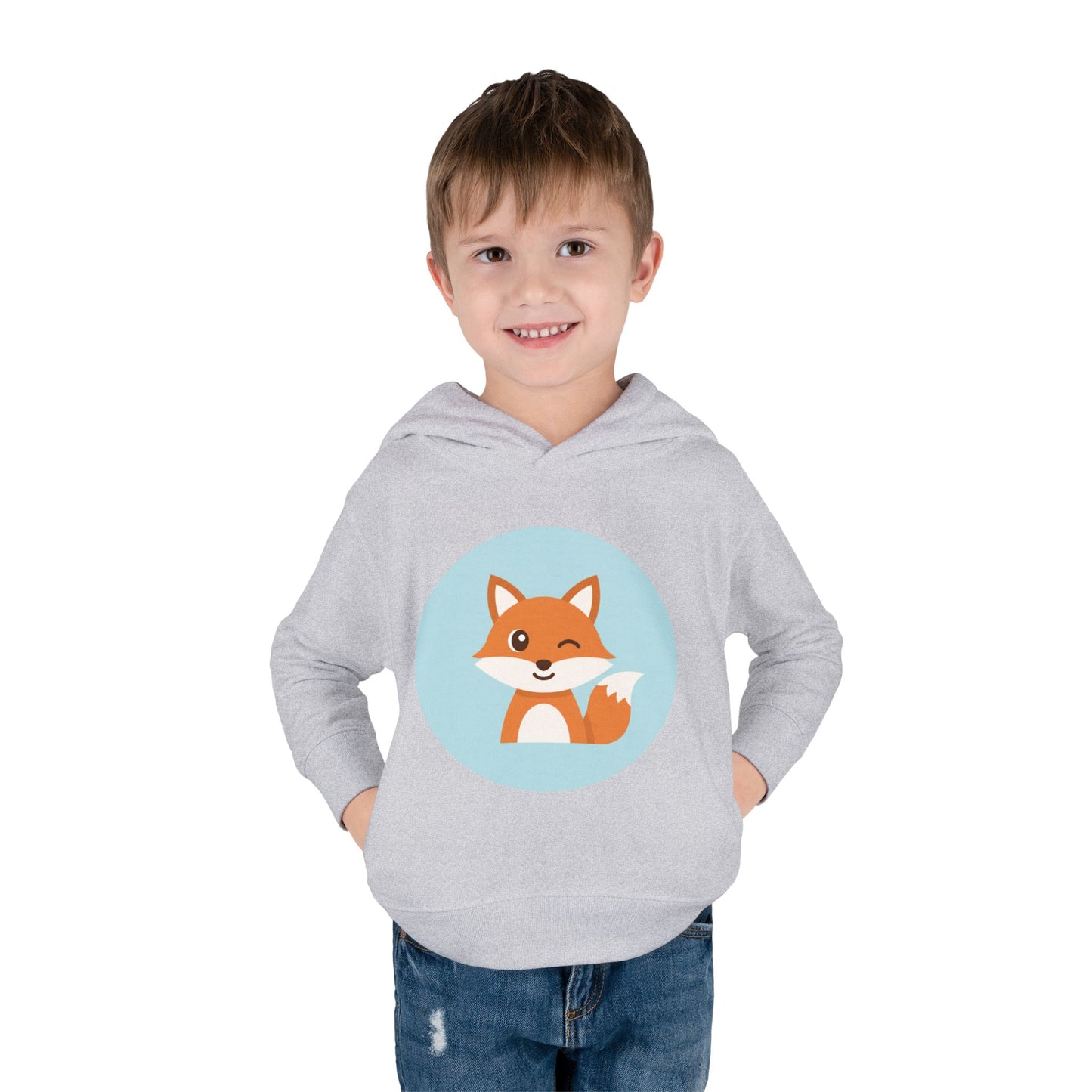 Adorable Toddler Fox Fleece Hoodie, Cute Animal Sweatshirt, Kids Pullover, Birthday Gift, Fall Wardrobe, Cozy Toddler Clothing