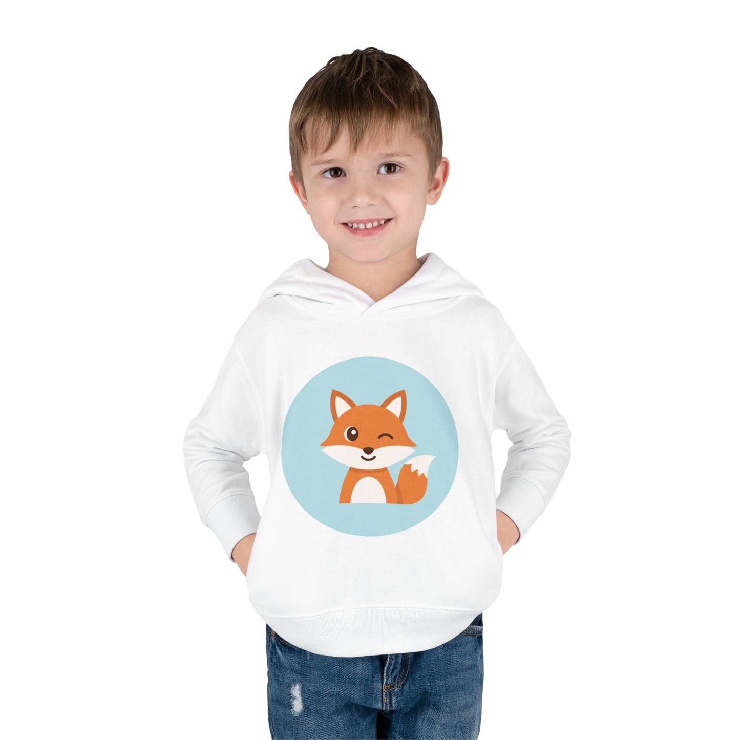 Adorable Toddler Fox Fleece Hoodie, Cute Animal Sweatshirt, Kids Pullover, Birthday Gift, Fall Wardrobe, Cozy Toddler Clothing