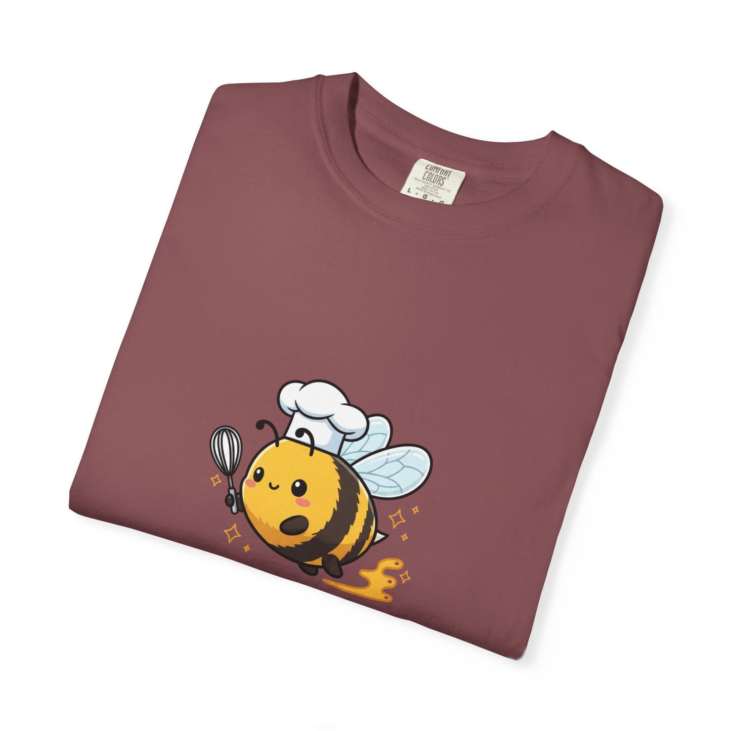 Bee-themed Unisex Garment-Dyed T-shirt, Sweet Life Shirt, Cute Bee Tee, Fun Gift for Beekeepers, Summer Casual Wear