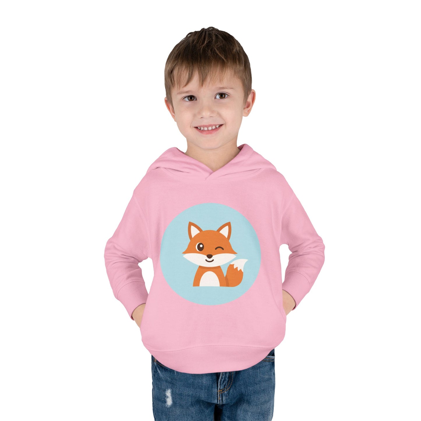 Adorable Toddler Fox Fleece Hoodie, Cute Animal Sweatshirt, Kids Pullover, Birthday Gift, Fall Wardrobe, Cozy Toddler Clothing