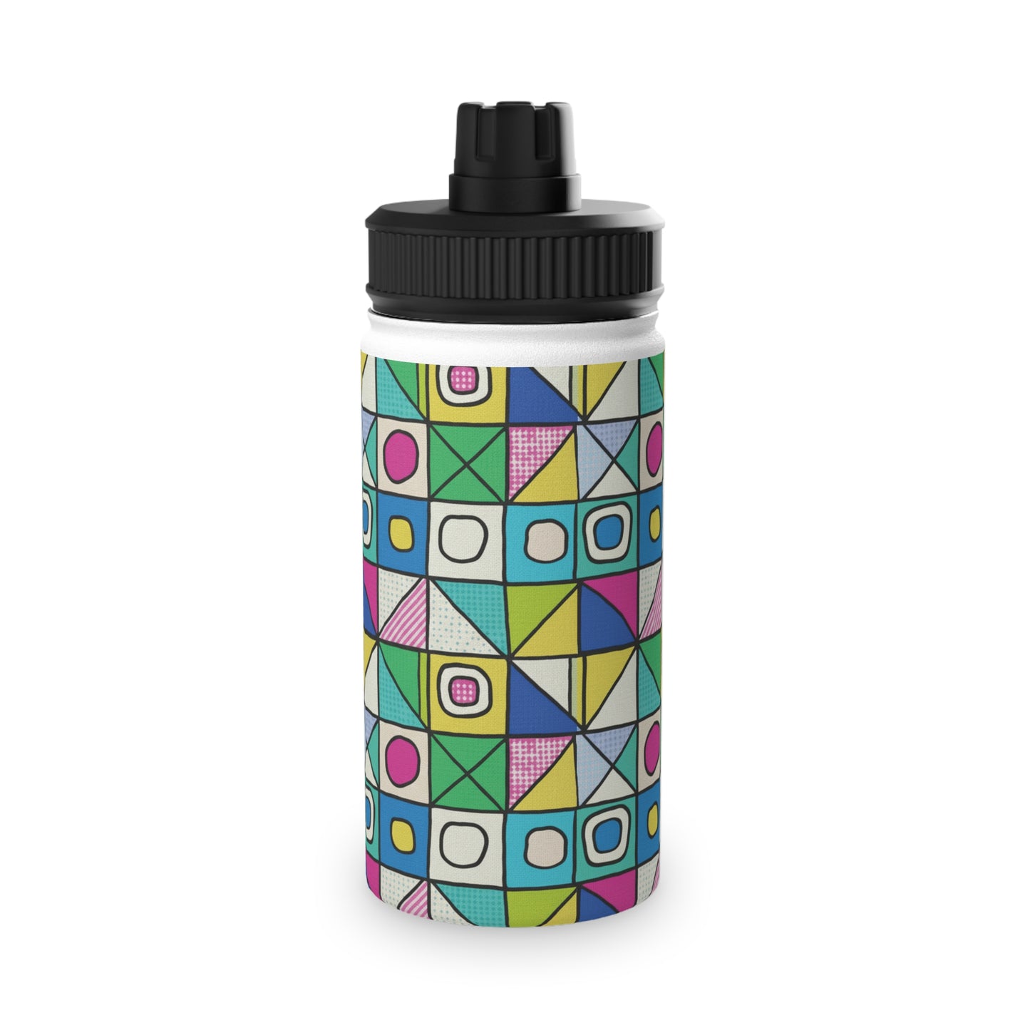 Colorful Floral Stainless Steel Water Bottle, Sport Hydration, Fitness Accessories, Eco-Friendly Gift, Summer Water Bottle