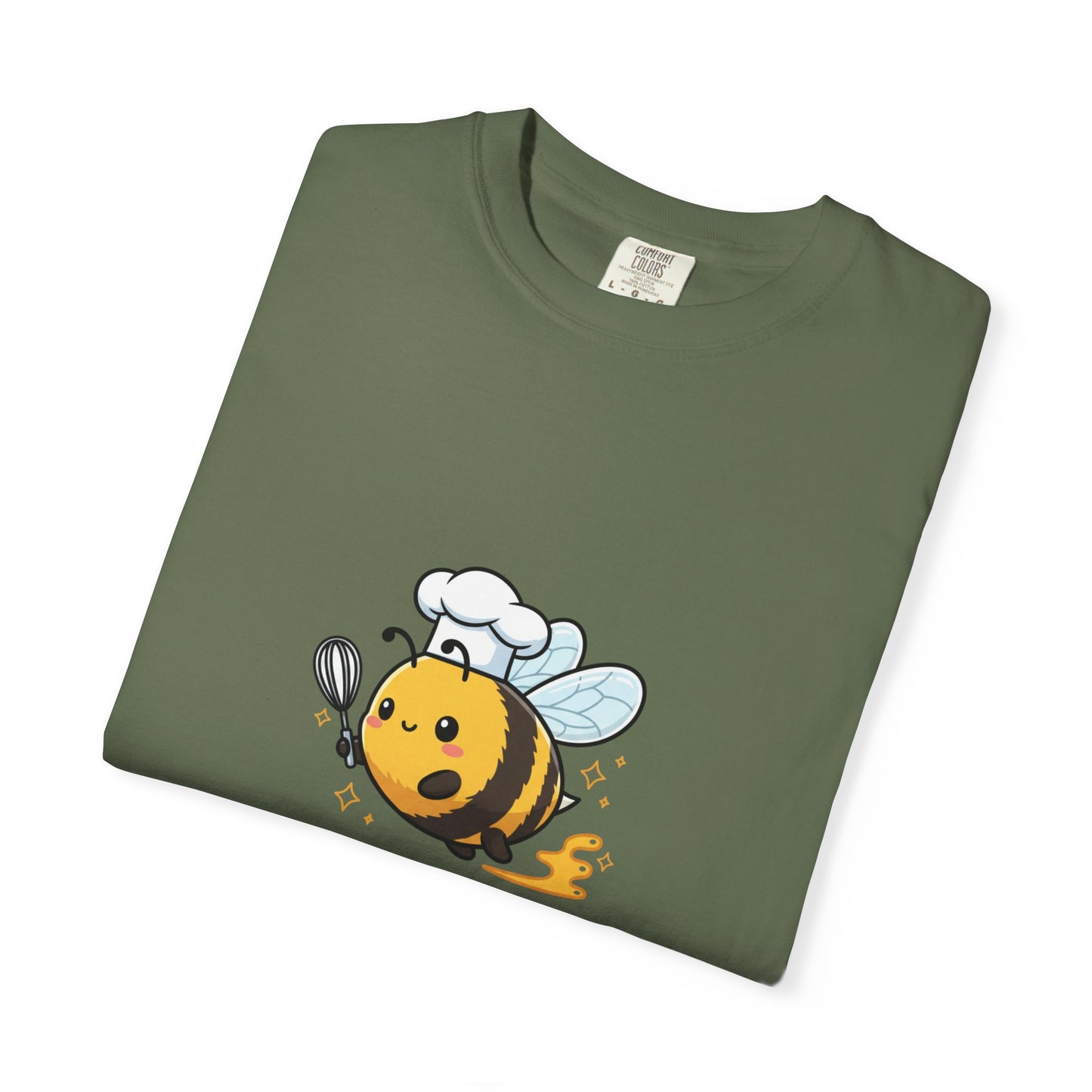 Bee-themed Unisex Garment-Dyed T-shirt, Sweet Life Shirt, Cute Bee Tee, Fun Gift for Beekeepers, Summer Casual Wear