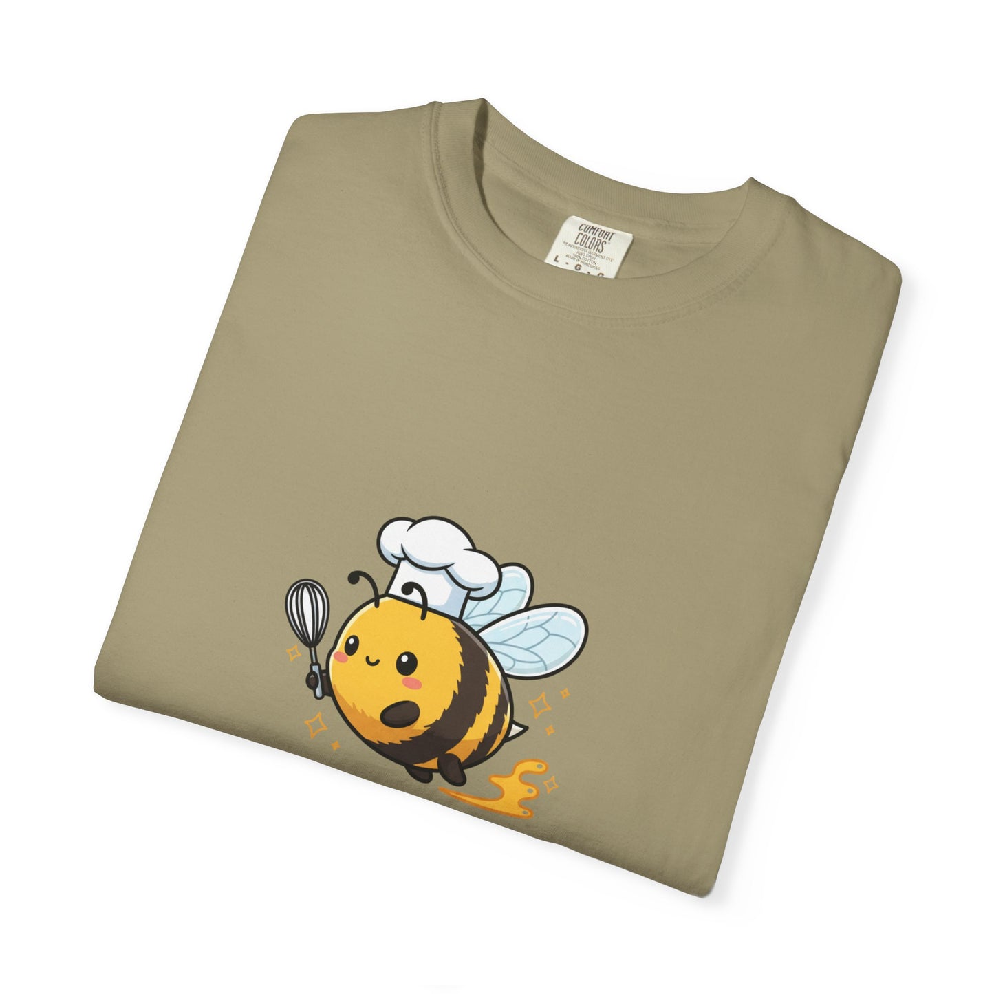 Bee-themed Unisex Garment-Dyed T-shirt, Sweet Life Shirt, Cute Bee Tee, Fun Gift for Beekeepers, Summer Casual Wear