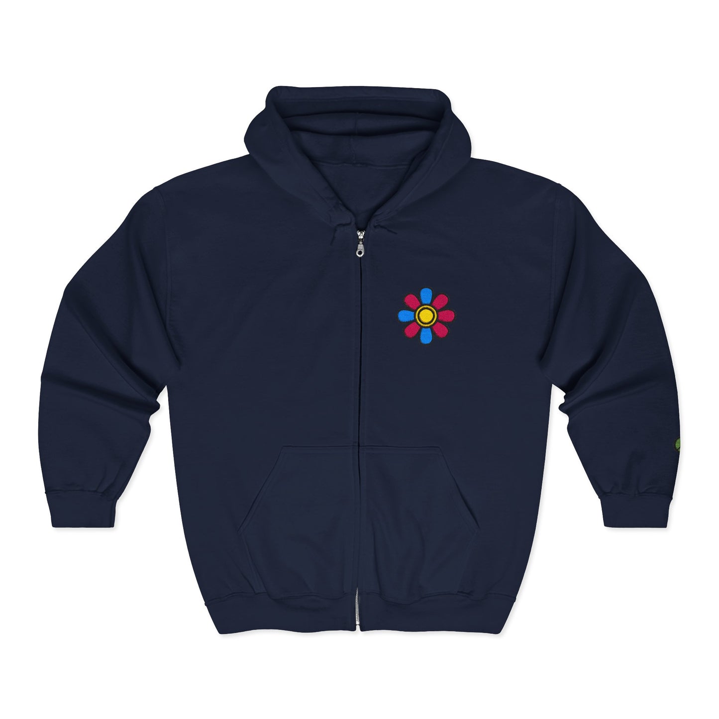 Smiley face Zip-Up Hoodie for Comfort, Unisex Sweater for Casual Style, Perfect Gift, Spring Vibes, Everyday Wear