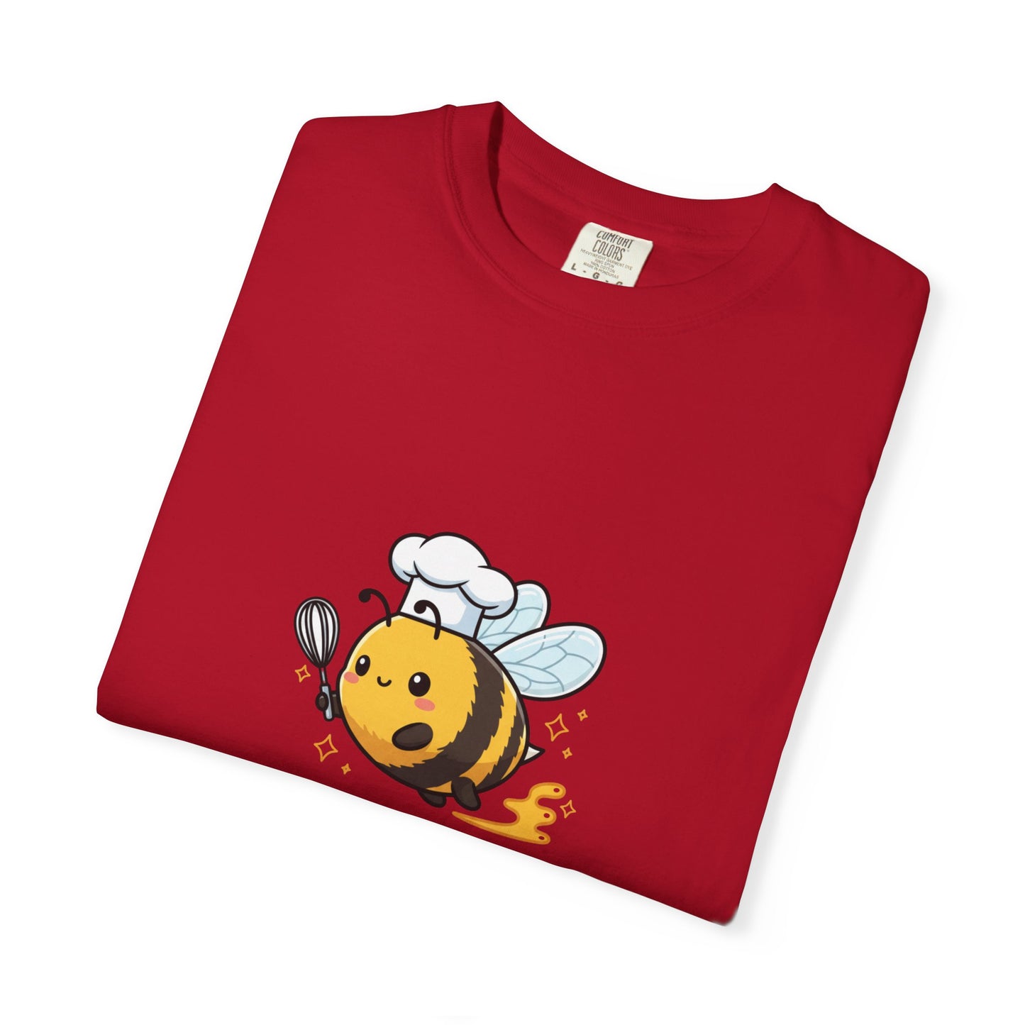 Bee-themed Unisex Garment-Dyed T-shirt, Sweet Life Shirt, Cute Bee Tee, Fun Gift for Beekeepers, Summer Casual Wear