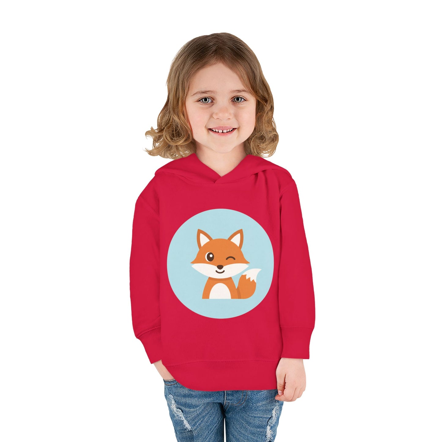 Adorable Toddler Fox Fleece Hoodie, Cute Animal Sweatshirt, Kids Pullover, Birthday Gift, Fall Wardrobe, Cozy Toddler Clothing