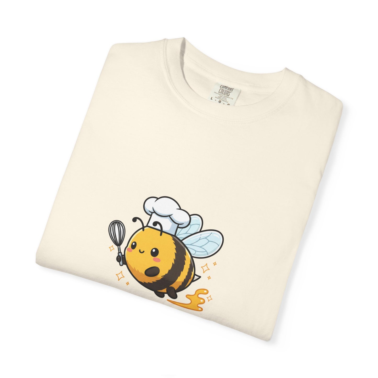 Bee-themed Unisex Garment-Dyed T-shirt, Sweet Life Shirt, Cute Bee Tee, Fun Gift for Beekeepers, Summer Casual Wear