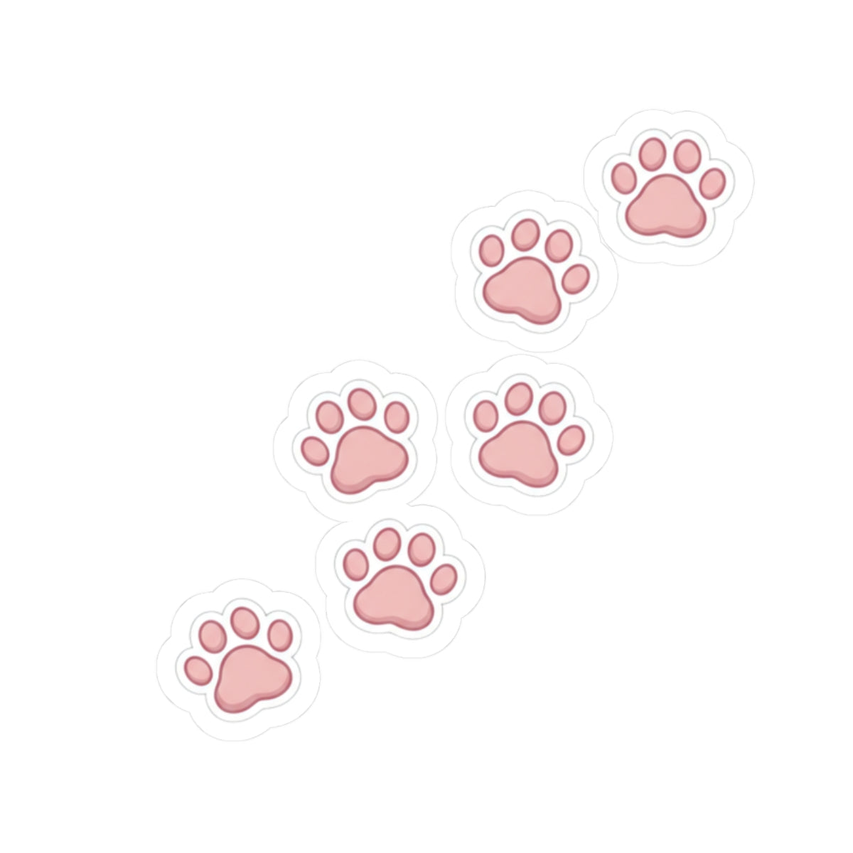 Cute Paw Print Stickers, Pet Lover Gifts, Animal Decor, Laptop Stickers, Cat Dog Accessories, Planner Decoration
