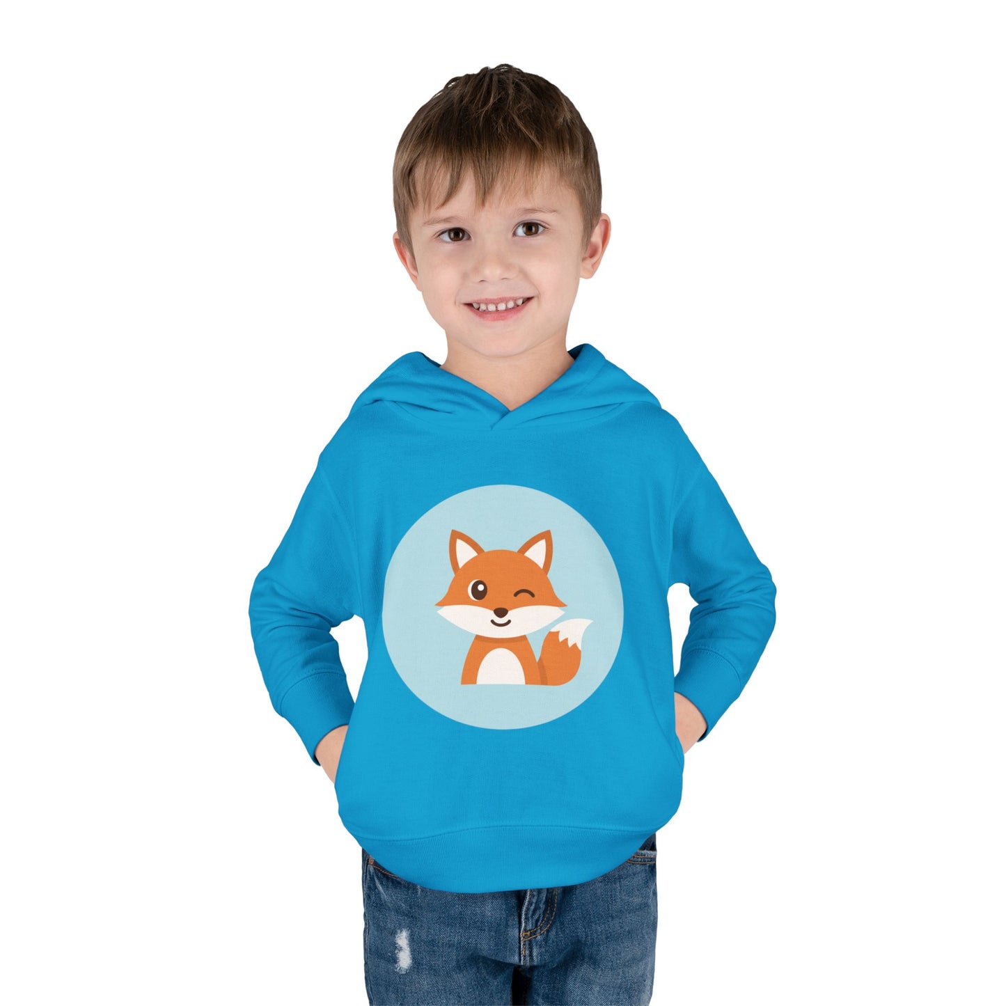 Adorable Toddler Fox Fleece Hoodie, Cute Animal Sweatshirt, Kids Pullover, Birthday Gift, Fall Wardrobe, Cozy Toddler Clothing