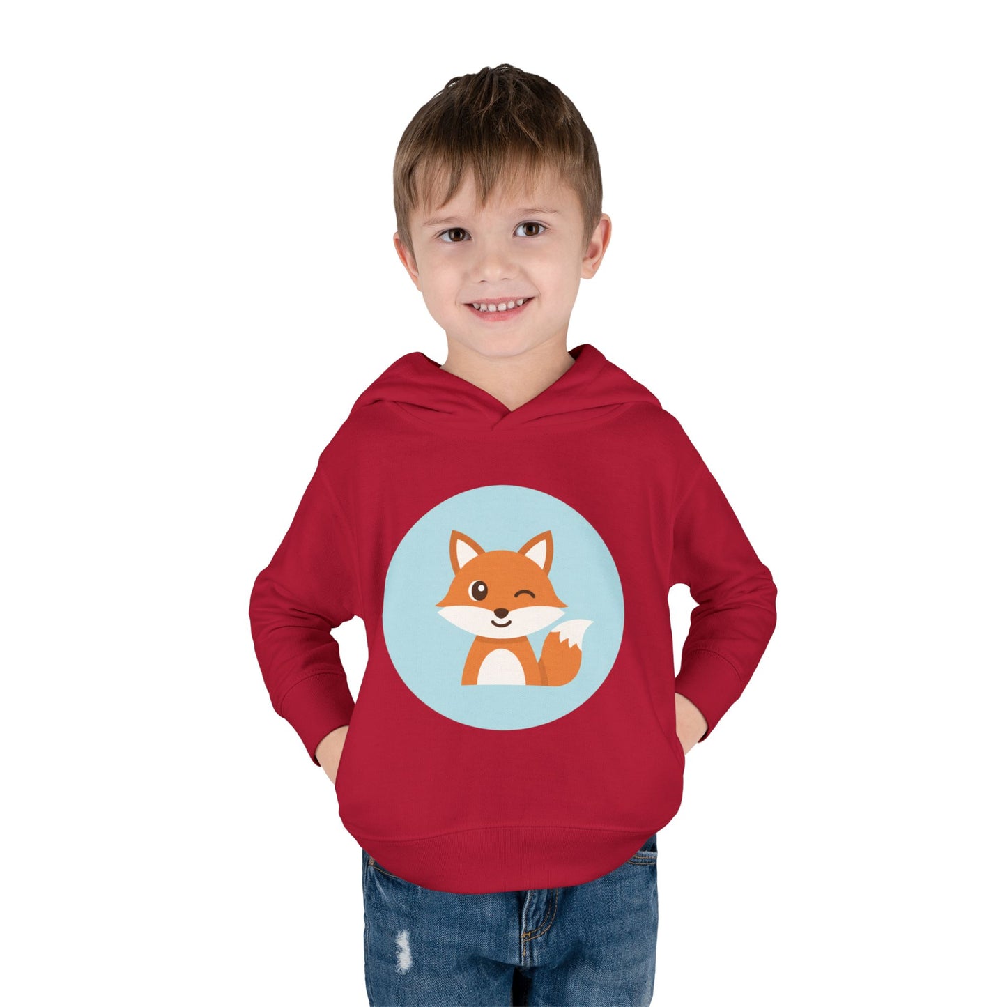 Adorable Toddler Fox Fleece Hoodie, Cute Animal Sweatshirt, Kids Pullover, Birthday Gift, Fall Wardrobe, Cozy Toddler Clothing