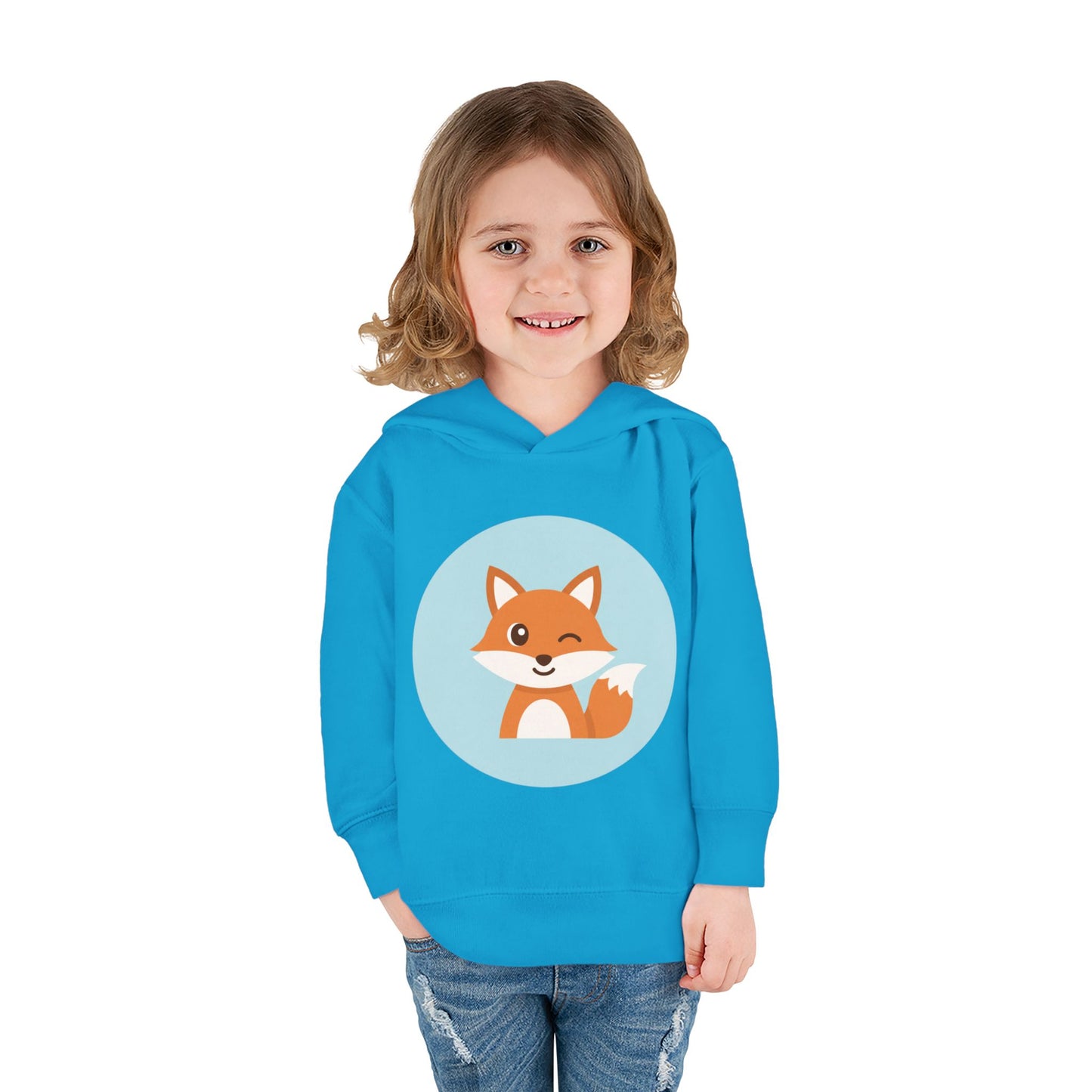 Adorable Toddler Fox Fleece Hoodie, Cute Animal Sweatshirt, Kids Pullover, Birthday Gift, Fall Wardrobe, Cozy Toddler Clothing