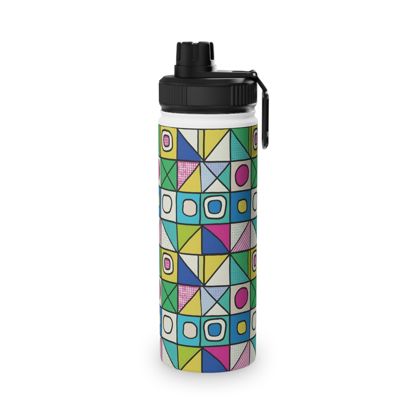 Colorful Floral Stainless Steel Water Bottle, Sport Hydration, Fitness Accessories, Eco-Friendly Gift, Summer Water Bottle