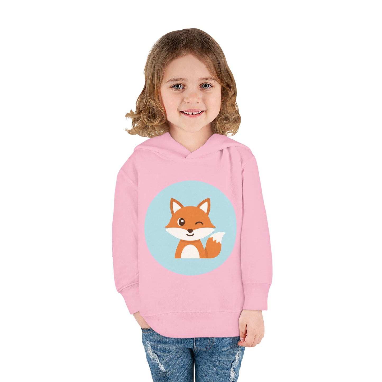 Adorable Toddler Fox Fleece Hoodie, Cute Animal Sweatshirt, Kids Pullover, Birthday Gift, Fall Wardrobe, Cozy Toddler Clothing