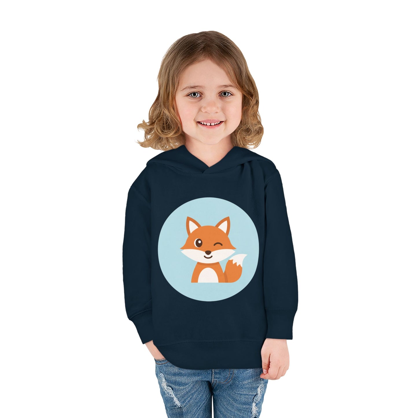 Adorable Toddler Fox Fleece Hoodie, Cute Animal Sweatshirt, Kids Pullover, Birthday Gift, Fall Wardrobe, Cozy Toddler Clothing