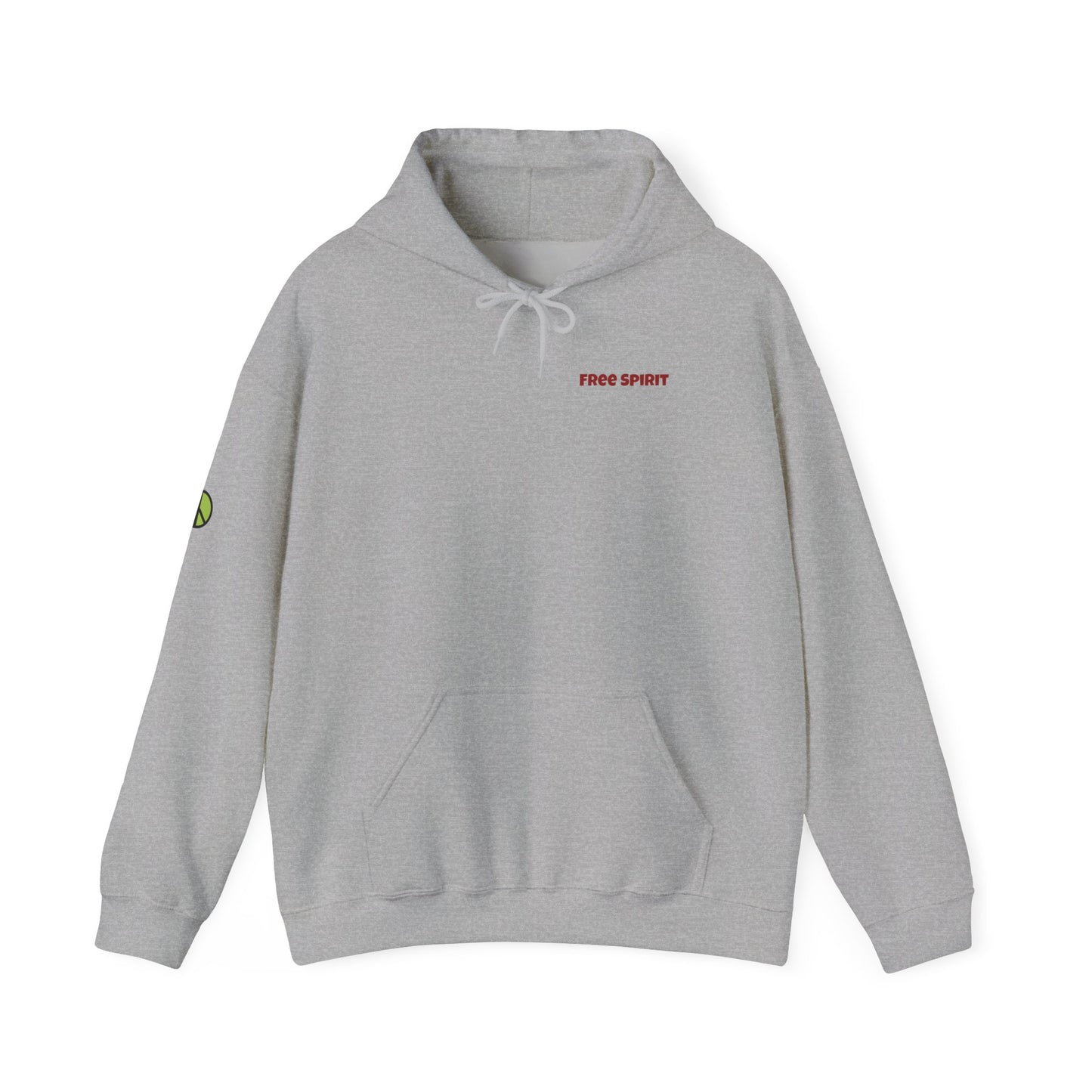 Free Spirit Heart Hoodie, Unisex Cozy Sweatshirt, Comfortable Casual Wear, Perfect for Gifting, Music Lovers, Bohemian Style