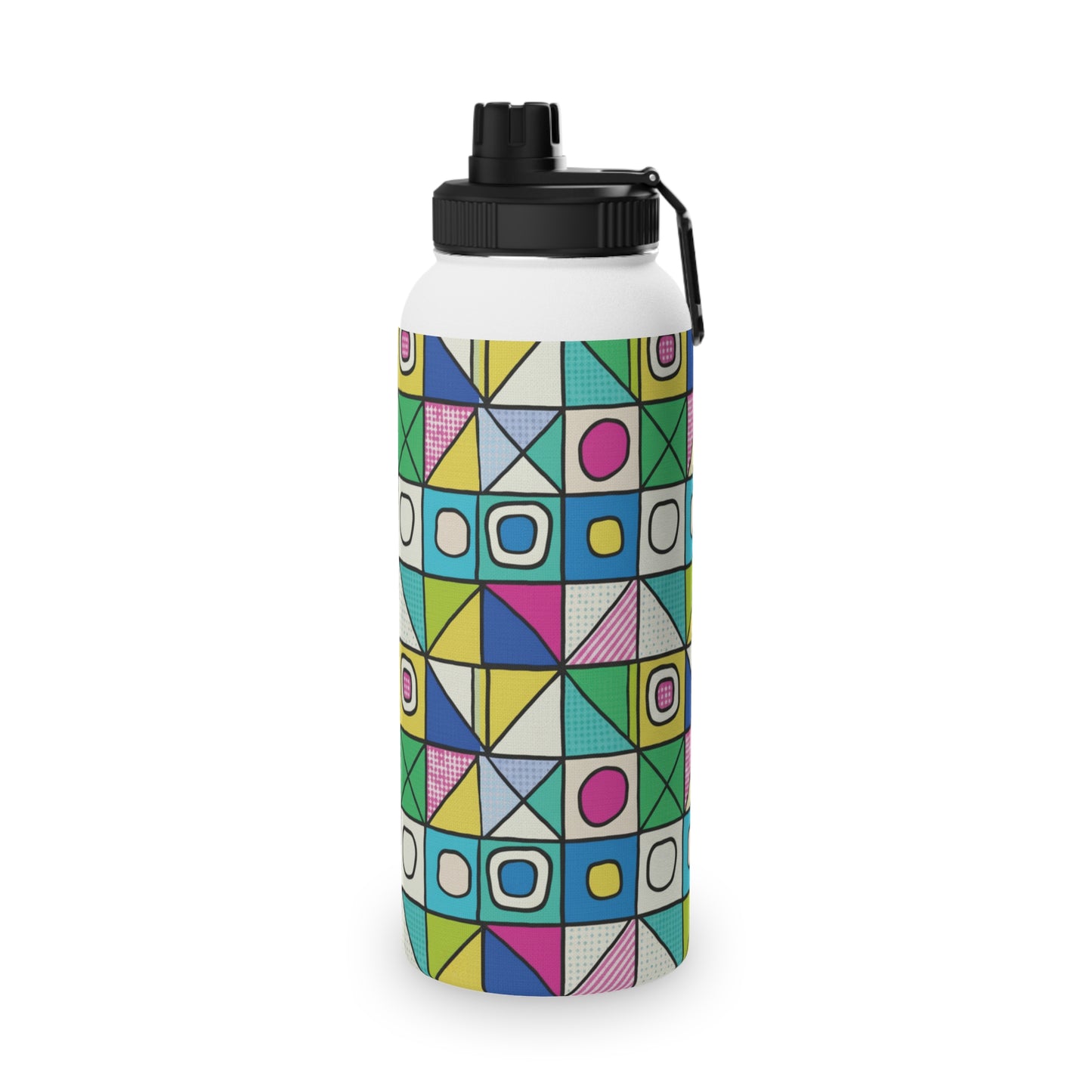 Colorful Floral Stainless Steel Water Bottle, Sport Hydration, Fitness Accessories, Eco-Friendly Gift, Summer Water Bottle