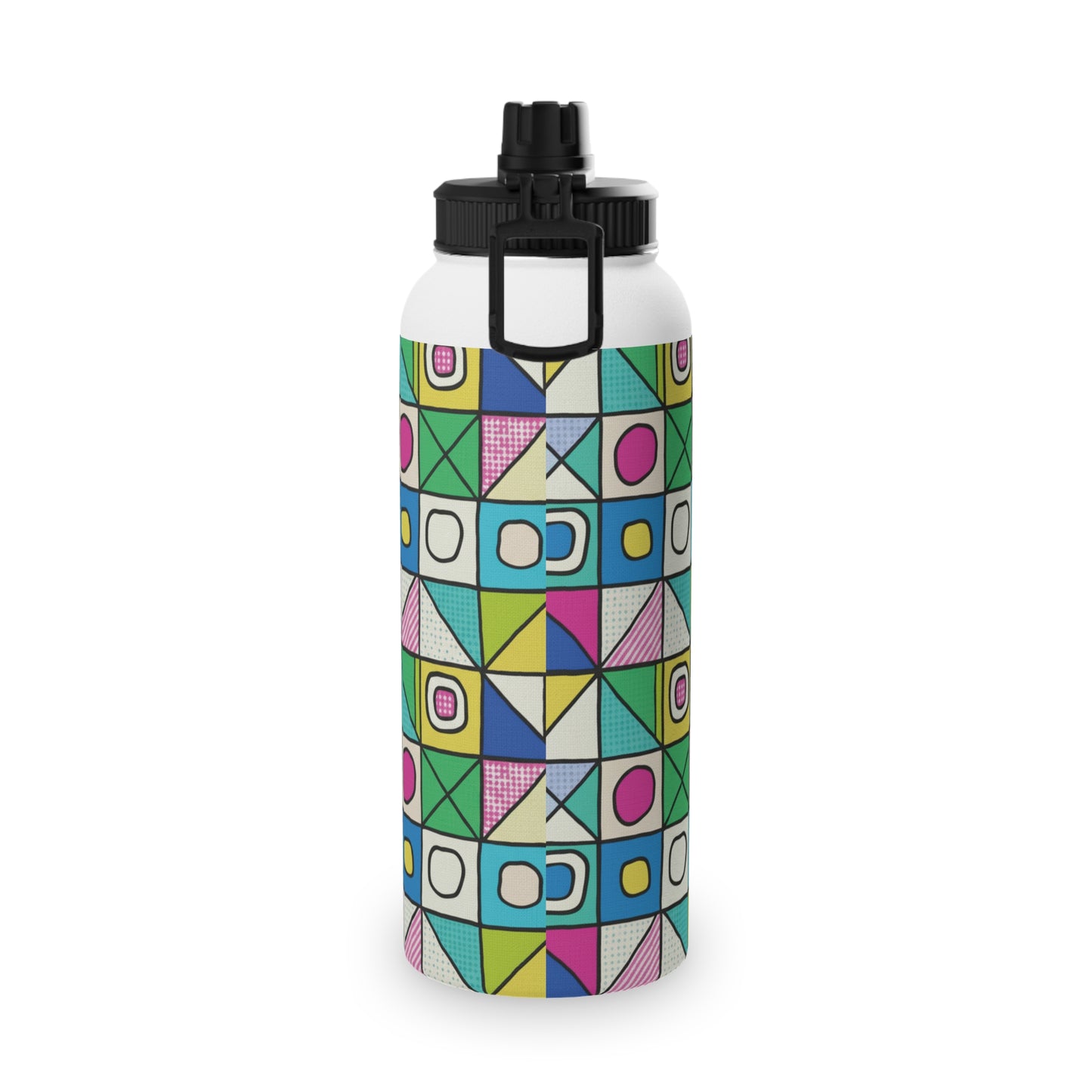 Colorful Floral Stainless Steel Water Bottle, Sport Hydration, Fitness Accessories, Eco-Friendly Gift, Summer Water Bottle