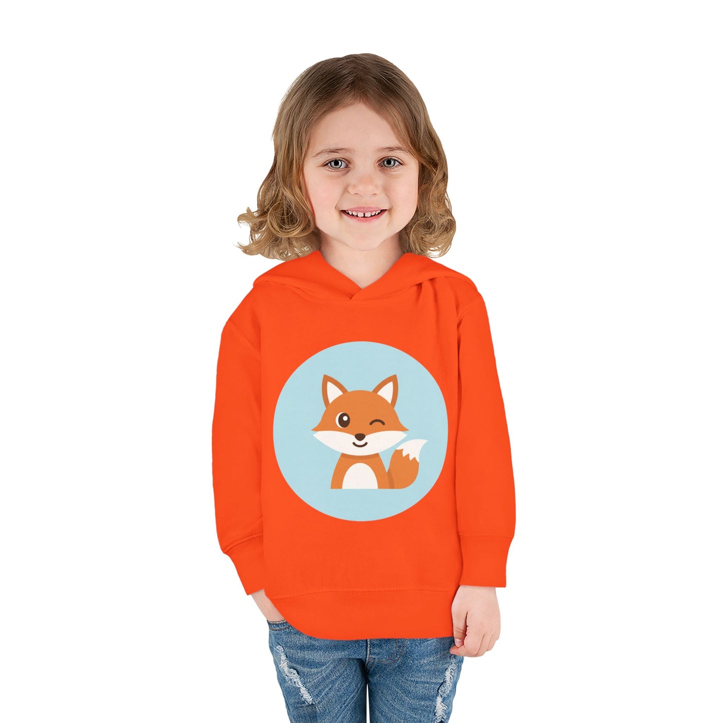 Adorable Toddler Fox Fleece Hoodie, Cute Animal Sweatshirt, Kids Pullover, Birthday Gift, Fall Wardrobe, Cozy Toddler Clothing
