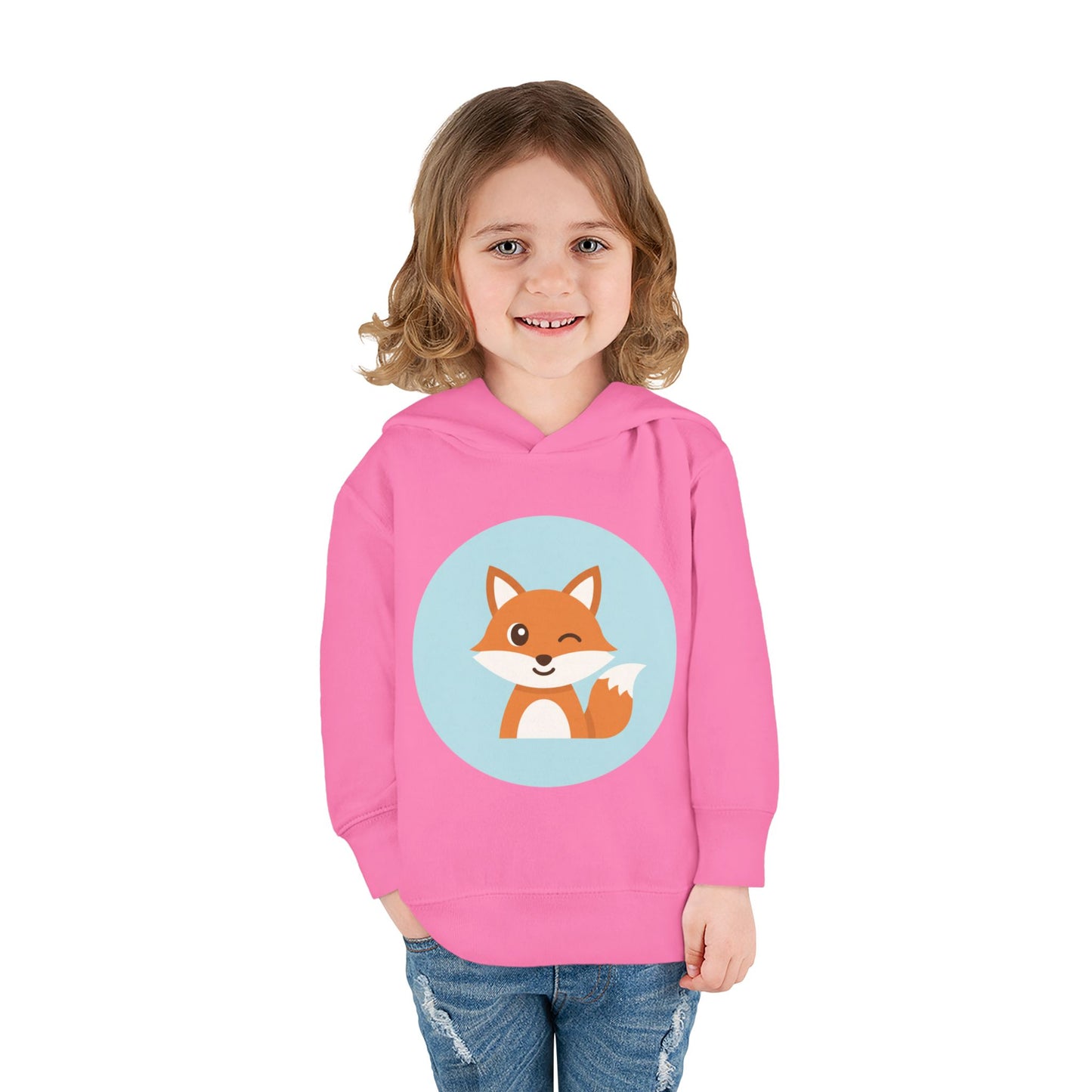 Adorable Toddler Fox Fleece Hoodie, Cute Animal Sweatshirt, Kids Pullover, Birthday Gift, Fall Wardrobe, Cozy Toddler Clothing