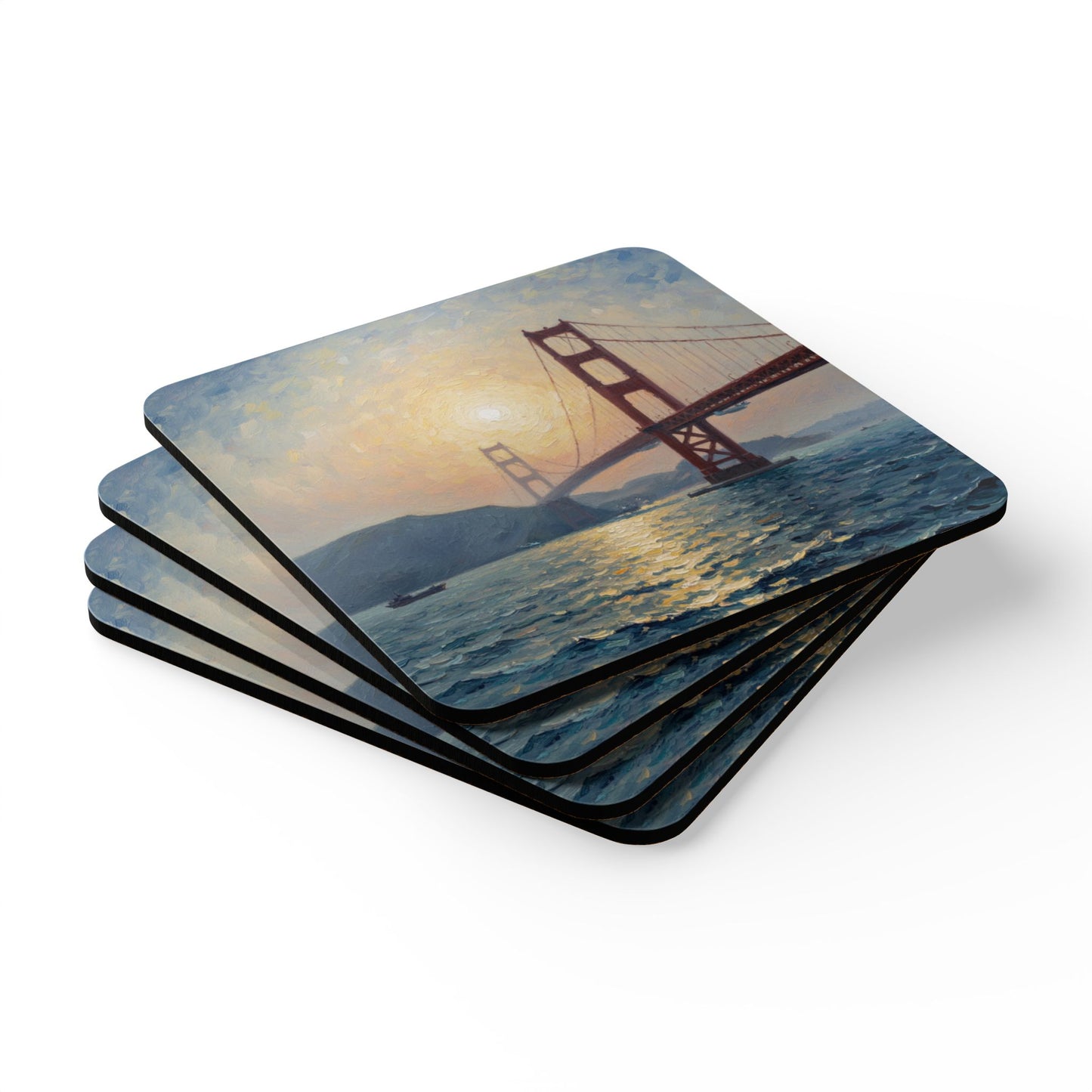 San Francisco - Golden Gate Bridge Coaster set