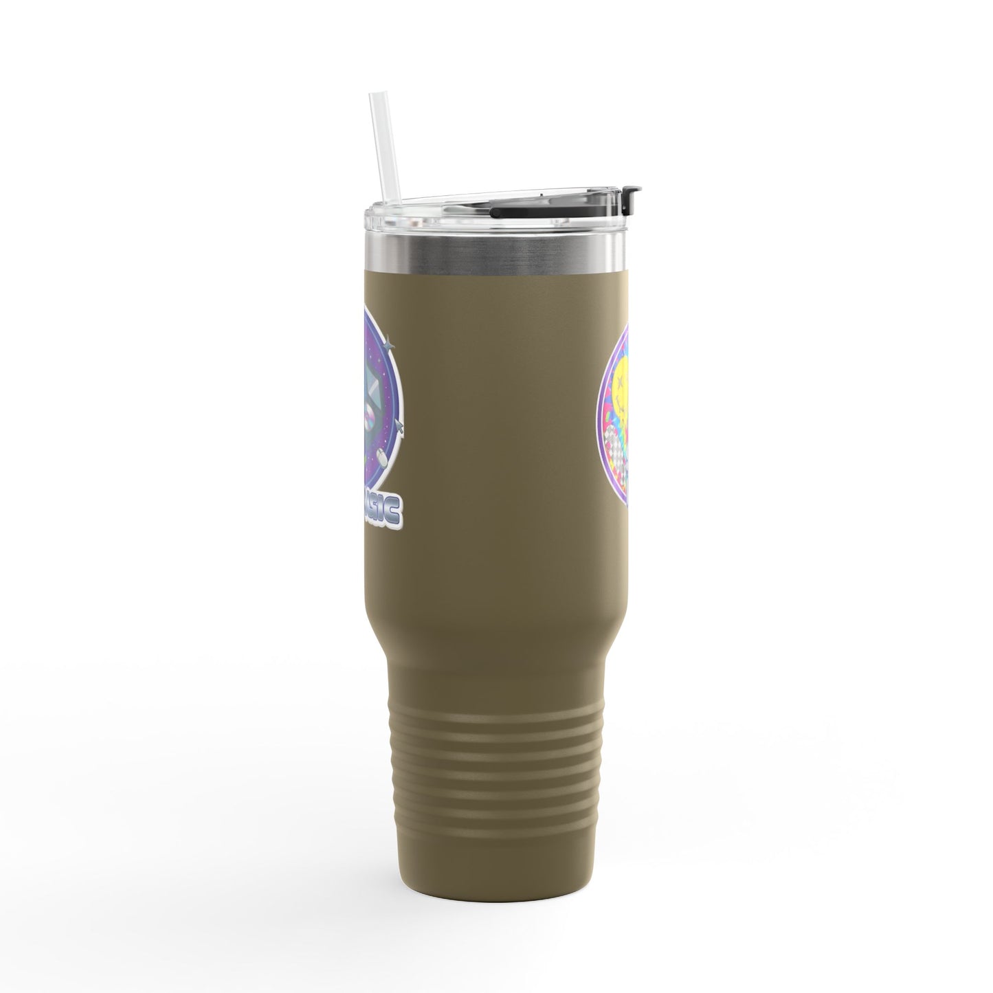Vibrant Insulated Travel Mug for Coffee Lovers | Perfect for Road Trips, Camping, Gifts, Eco-Friendly