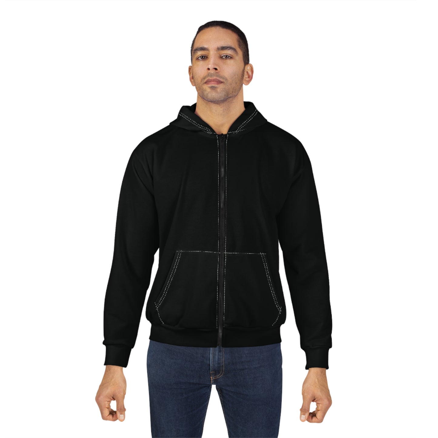 Colorful Unisex Zip Hoodie with Artistic Pattern, Cozy Layer for Every Occasion, Cool Streetwear, Unique Gift, Trendy Fashion