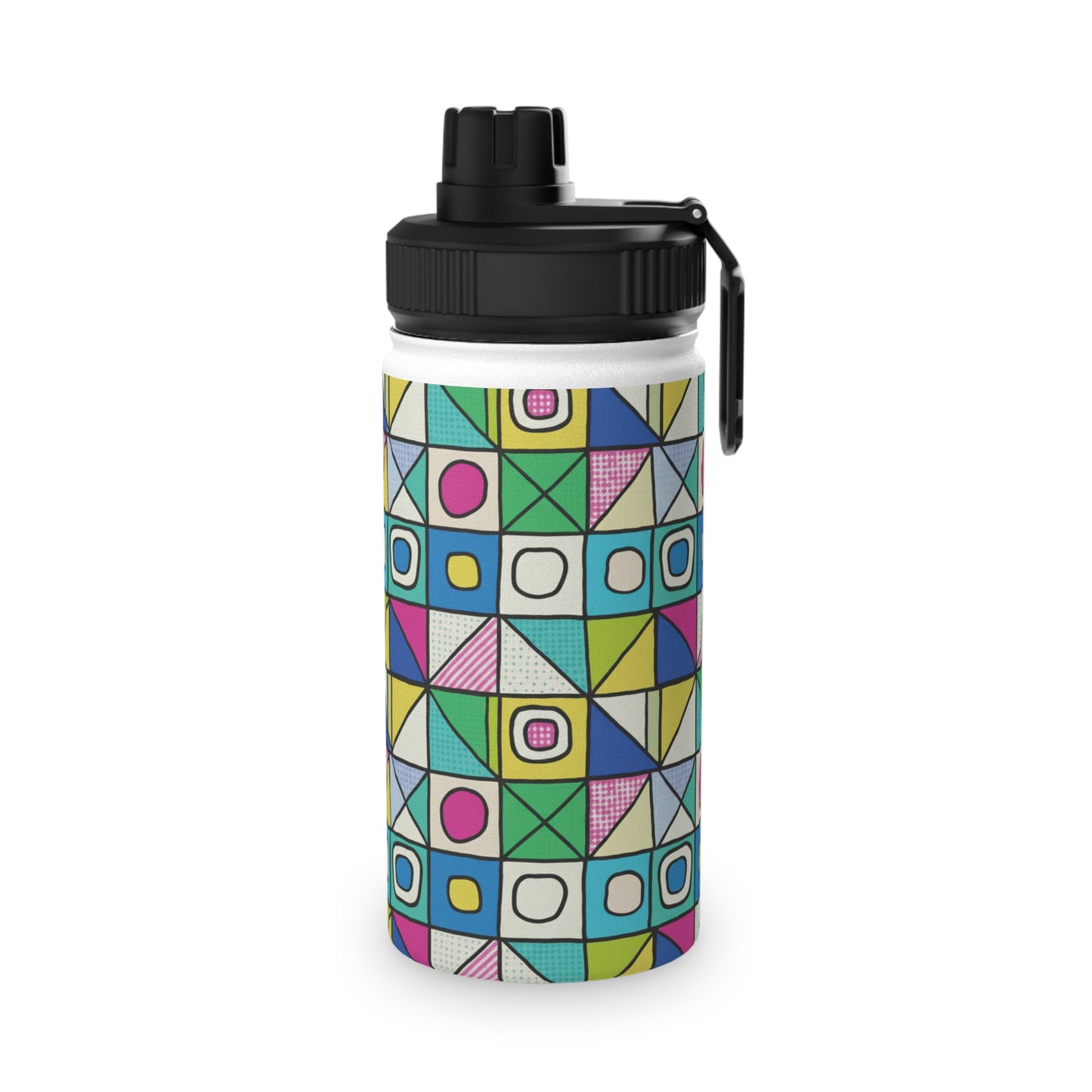 Colorful Floral Stainless Steel Water Bottle, Sport Hydration, Fitness Accessories, Eco-Friendly Gift, Summer Water Bottle