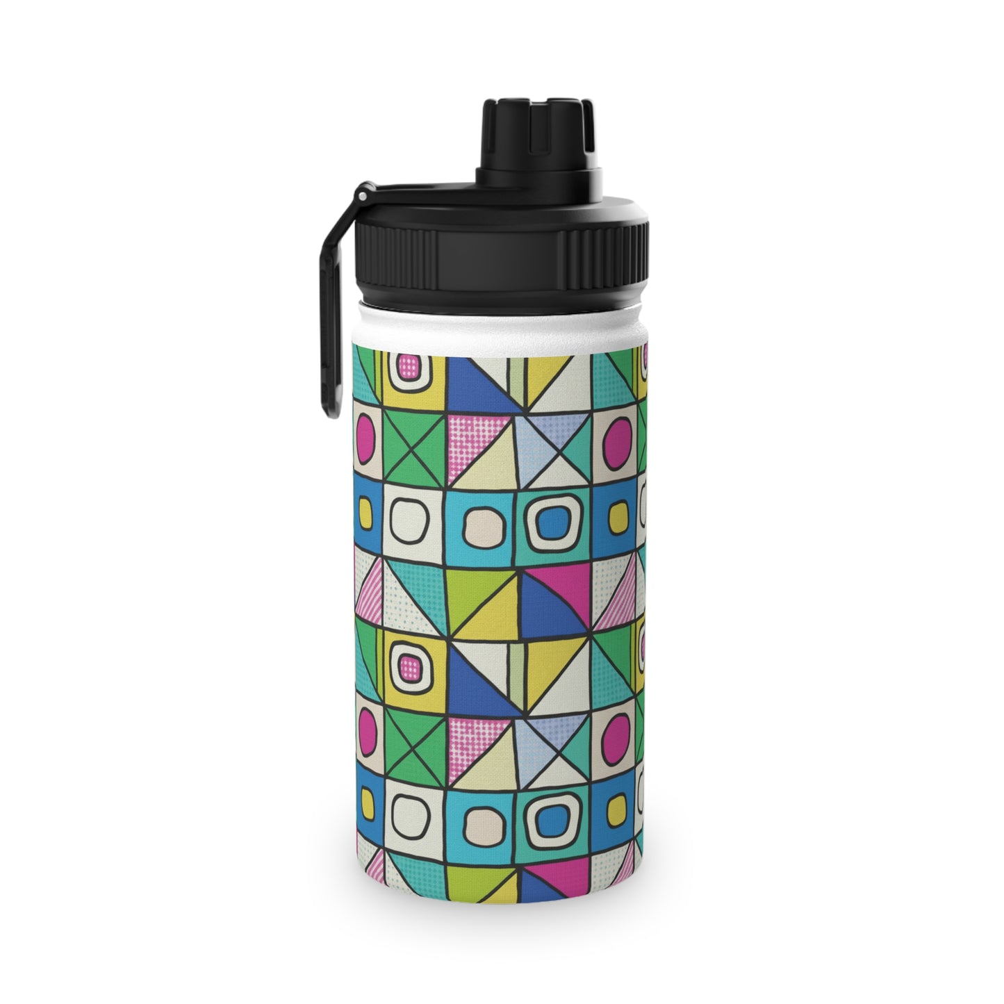 Colorful Floral Stainless Steel Water Bottle, Sport Hydration, Fitness Accessories, Eco-Friendly Gift, Summer Water Bottle