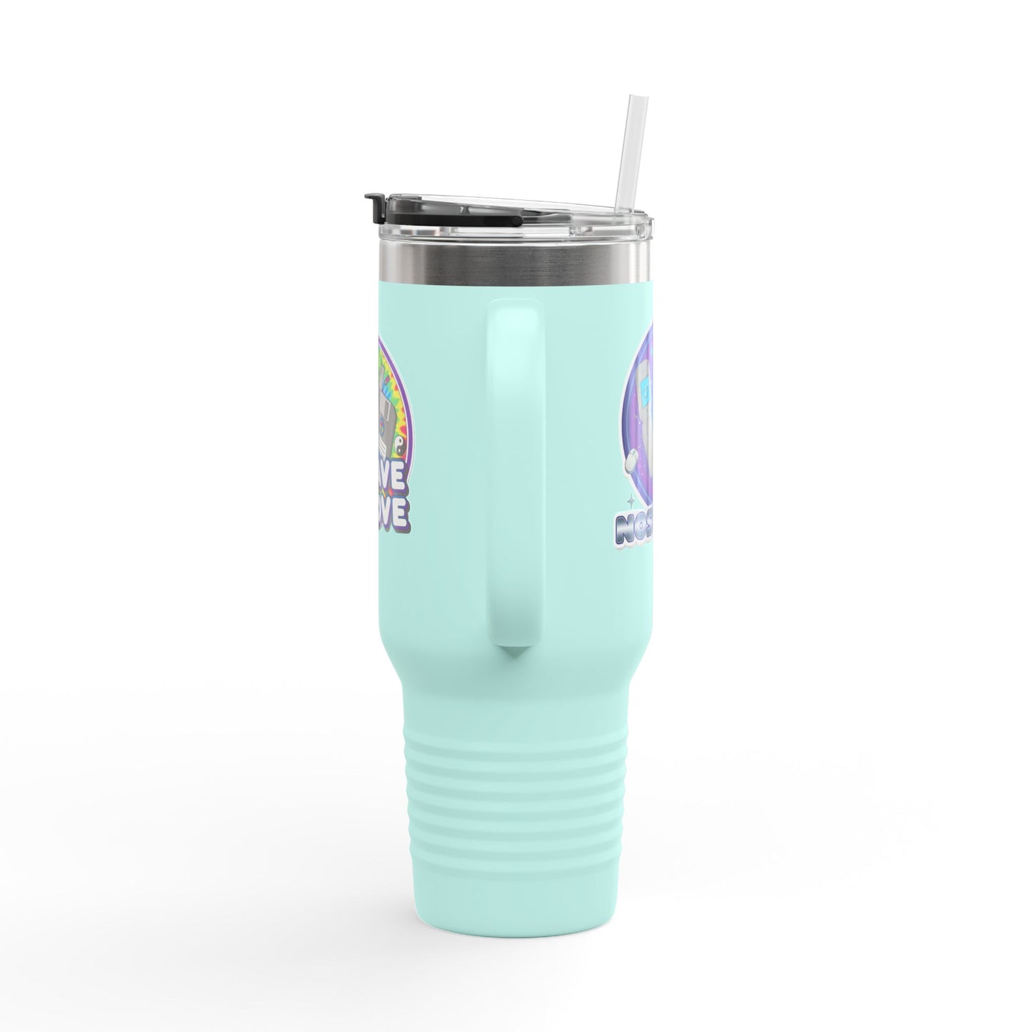 Vibrant Insulated Travel Mug for Coffee Lovers | Perfect for Road Trips, Camping, Gifts, Eco-Friendly