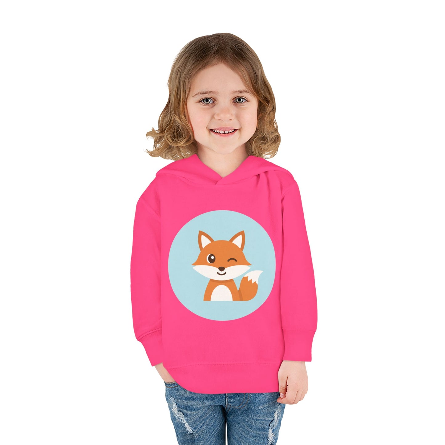 Adorable Toddler Fox Fleece Hoodie, Cute Animal Sweatshirt, Kids Pullover, Birthday Gift, Fall Wardrobe, Cozy Toddler Clothing