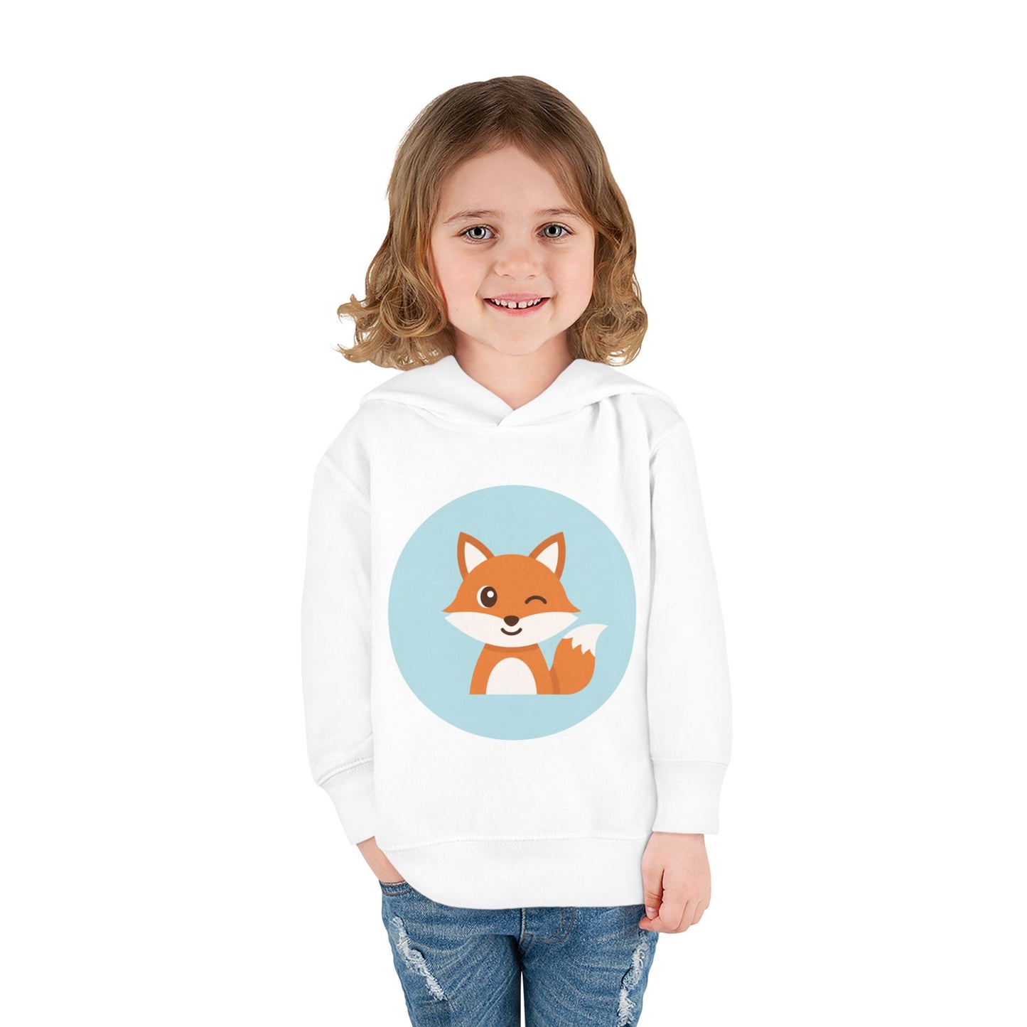 Adorable Toddler Fox Fleece Hoodie, Cute Animal Sweatshirt, Kids Pullover, Birthday Gift, Fall Wardrobe, Cozy Toddler Clothing